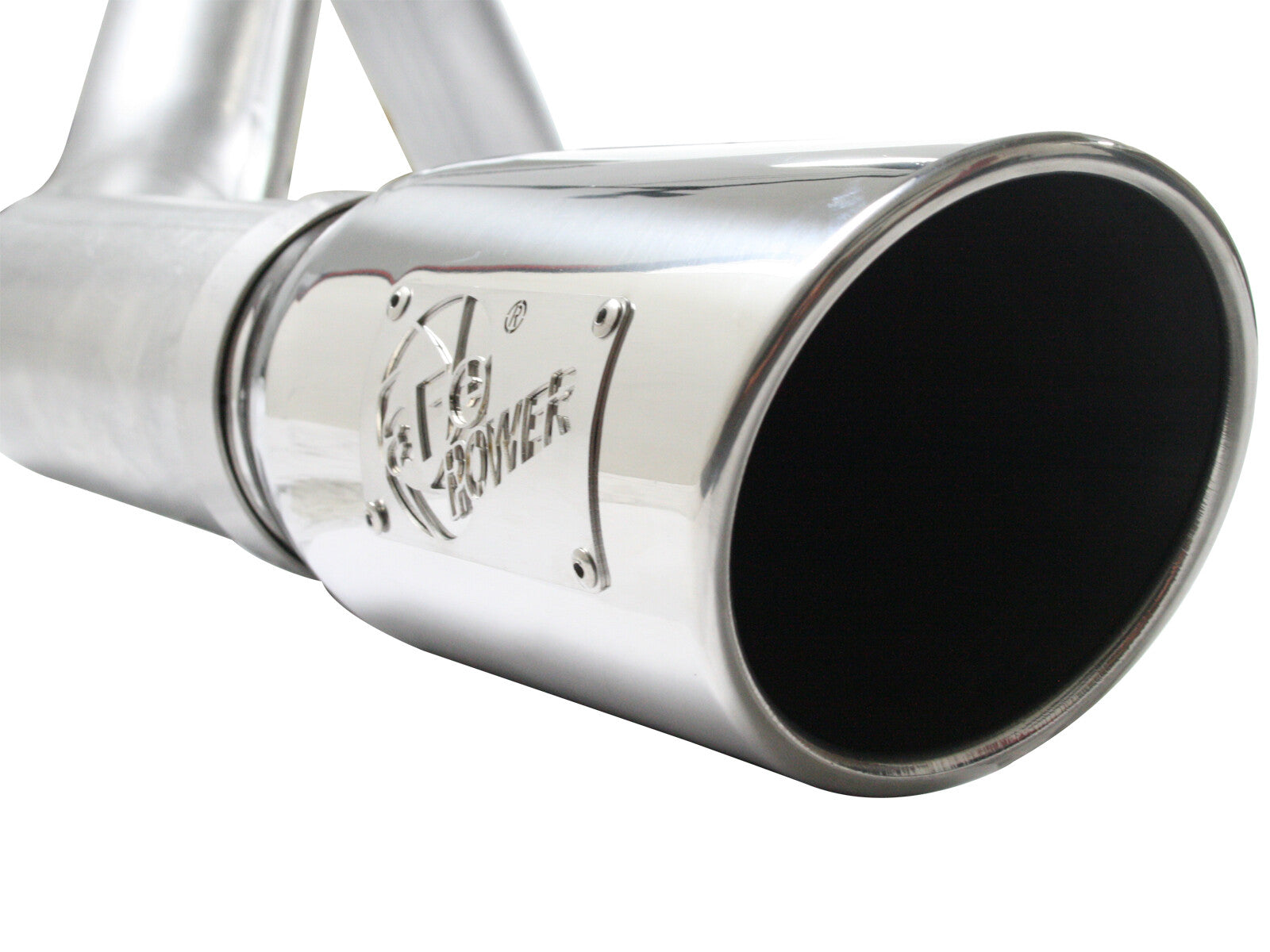 Atlas 4 Inch Aluminized Steel Cat-Back Exhaust System w/ Muffler & Tip Ford F-150 11-14 V6-3.5L (tt) aFe Power