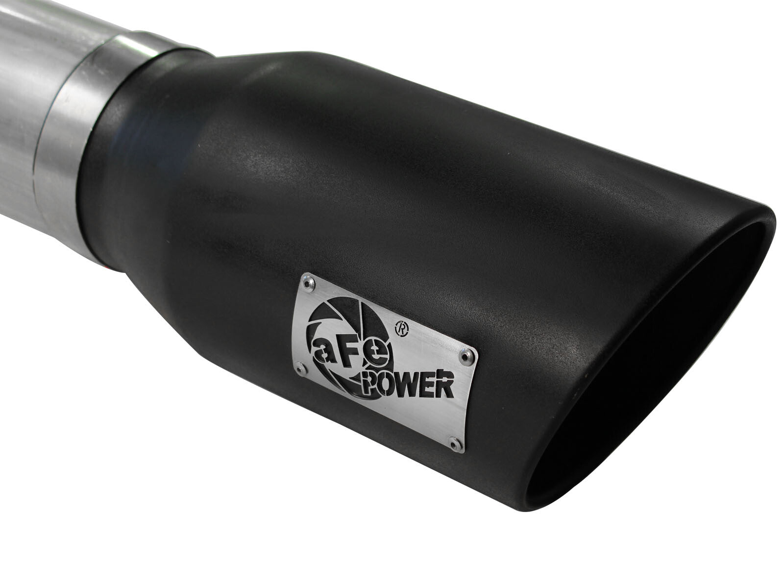 Atlas 5 Inch Aluminized Steel Dpf-Back Exhaust System w/Tip Ford Diesel Trucks 08-10 V8-6.4L (td) aFe Power