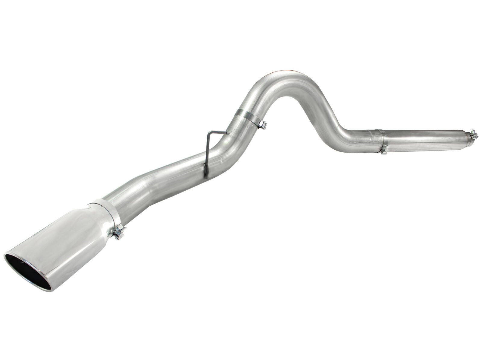 Atlas 5 Inch Aluminized Steel Dpf-Back Exhaust System w/Tip Ford Diesel Trucks 08-10 V8-6.4L (td) aFe Power