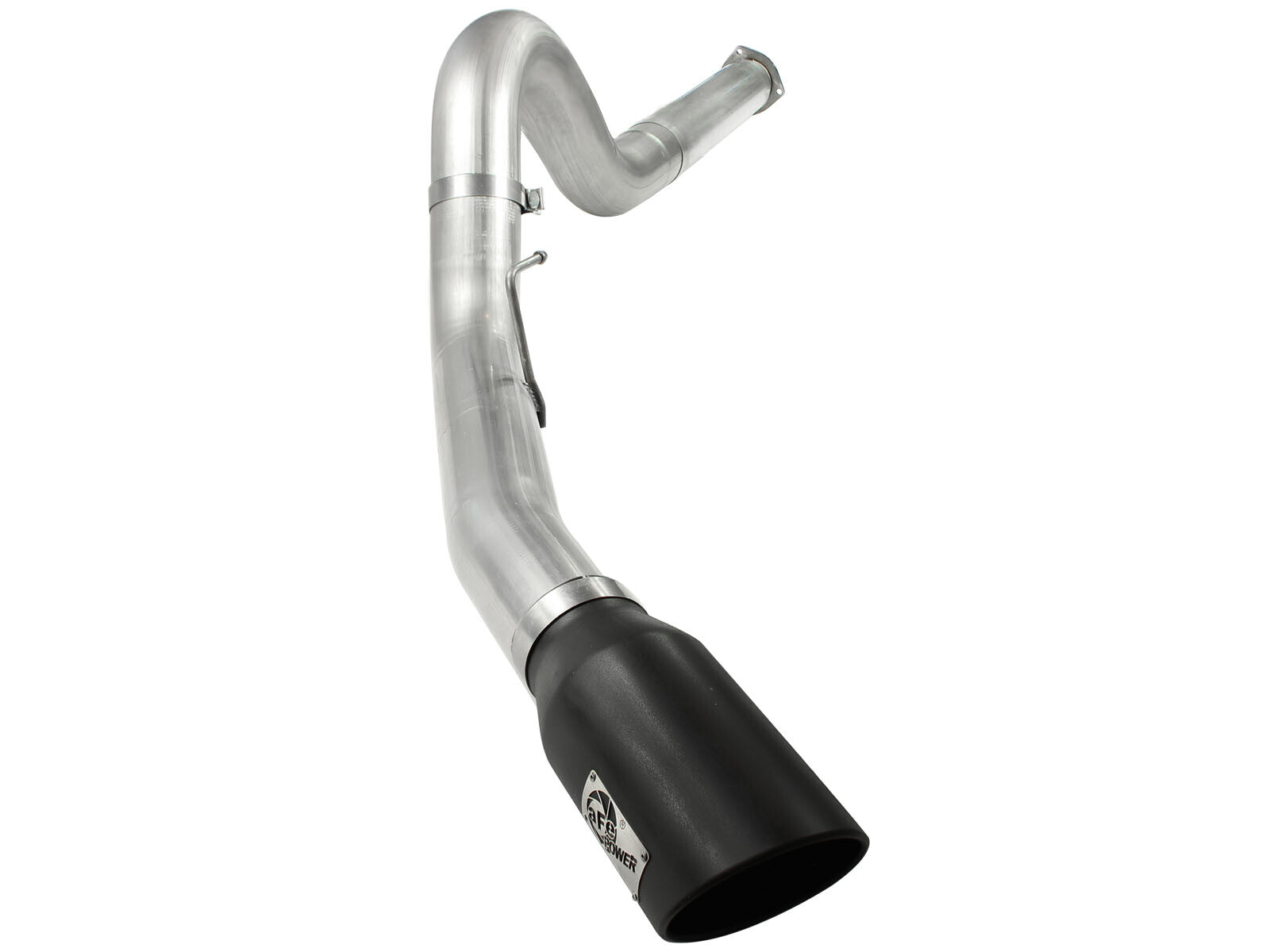 Atlas 5 Inch Aluminized Steel Dpf-Back Exhaust System w/ Tip Ford Diesel Trucks 11-14 V8-6.7L (td) aFe Power