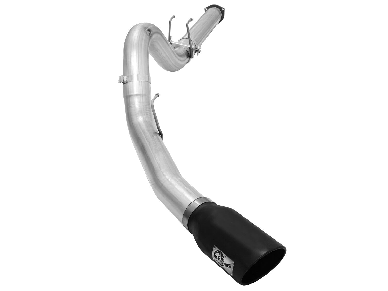 Atlas 5 Inch Aluminized Steel Dpf-Back Exhaust System w/Tip Ford Diesel Trucks 15-16 V8-6.7L (td) aFe Power
