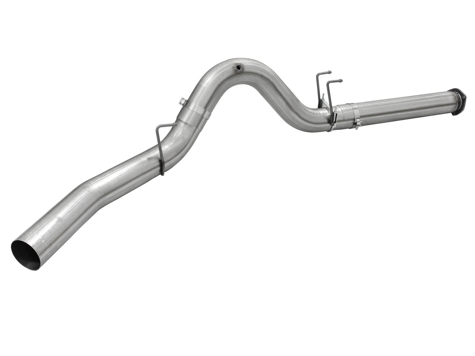 Atlas 5 Inch Aluminized Steel Dpf-Back Exhaust System Ford Diesel Trucks 15-16 V8-6.7L (td) aFe Power