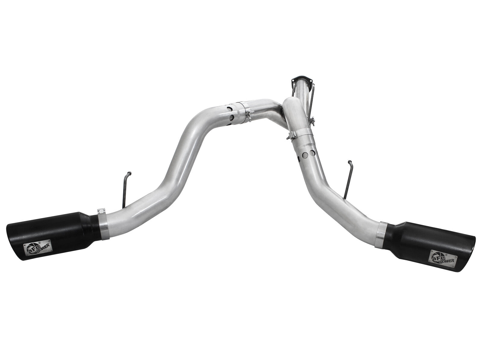 Atlas 4 Inch Aluminized Steel Dpf-Back Exhaust System w/ Tip Ford Diesel Trucks 11-14 V8-6.7L (td) aFe Power