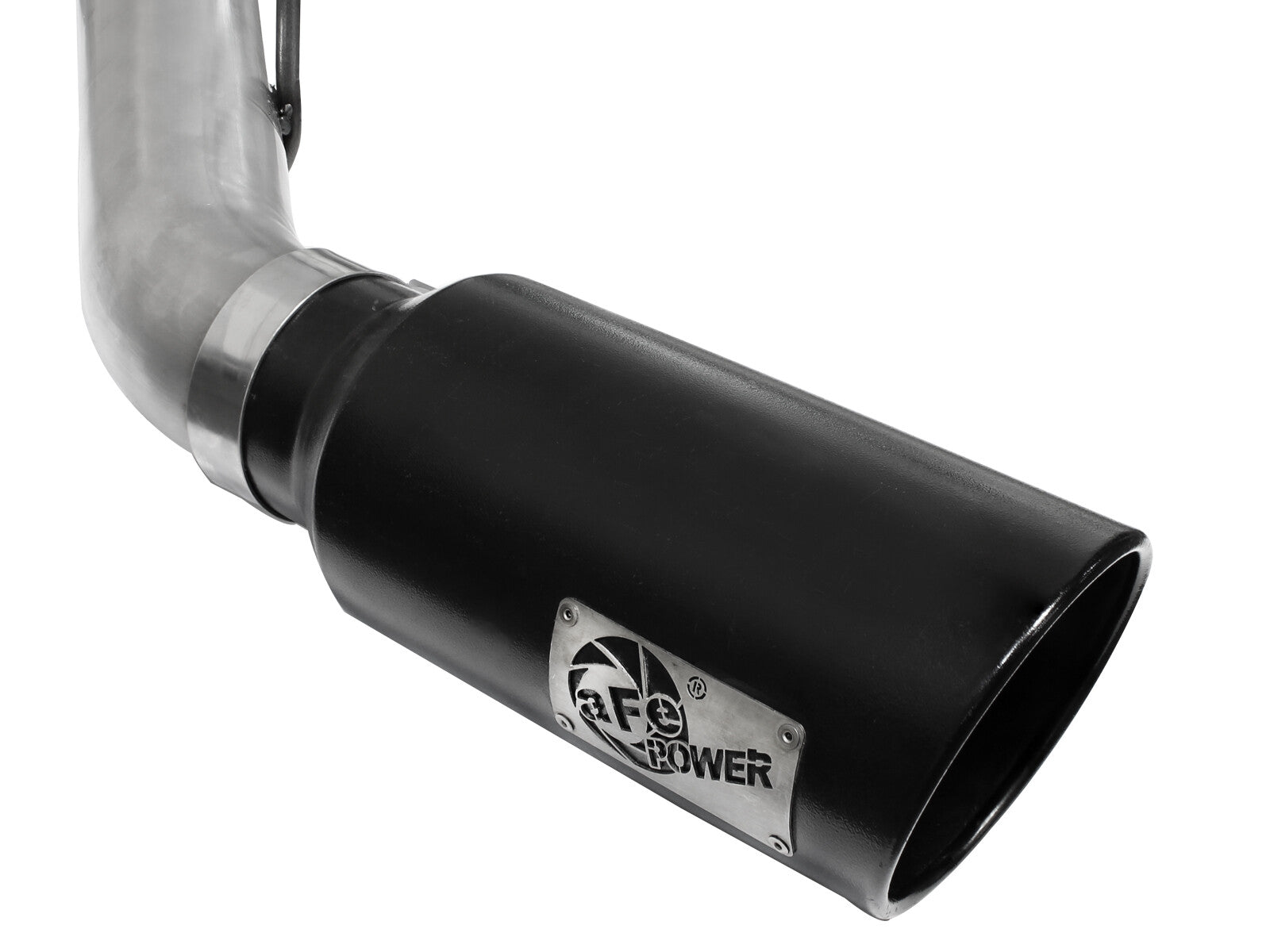 Atlas 4 Inch Aluminized Steel Dpf-Back Exhaust System w/ Tip Ford Diesel Trucks 11-14 V8-6.7L (td) aFe Power
