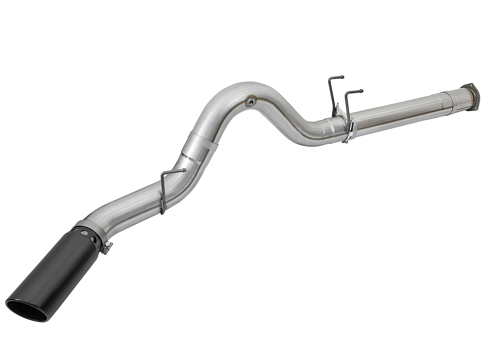 Atlas 5 Inch Aluminized Steel Dpf-Back Exhaust System w/ Tip Ford Diesel Trucks 17-26 V8-6.7L (td) aFe Power