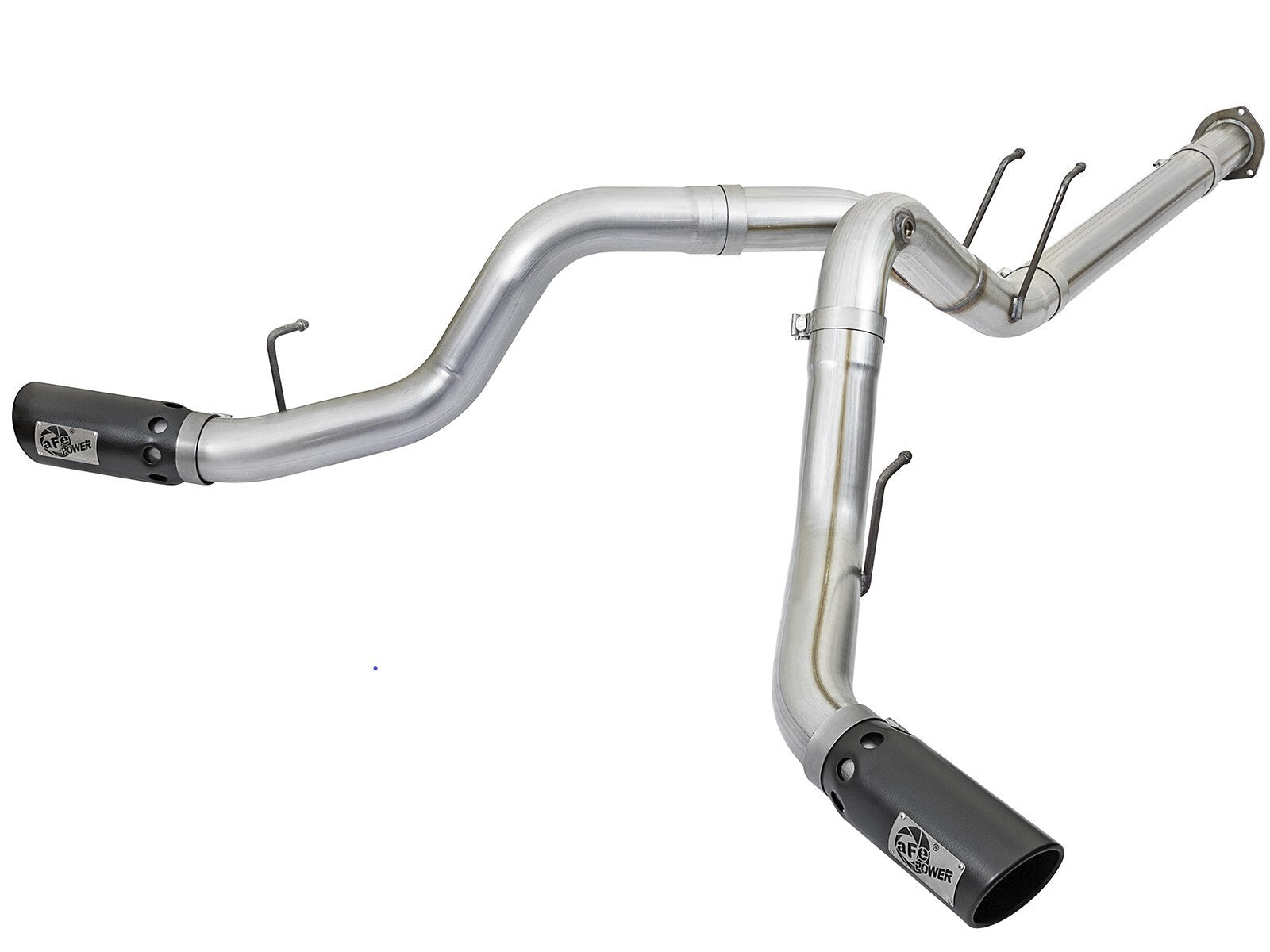 Atlas 4 Inch Aluminized Steel Dpf-Back Exhaust System w/ Tip Ford Diesel Trucks 17-26 V8-6.7L (td) aFe Power