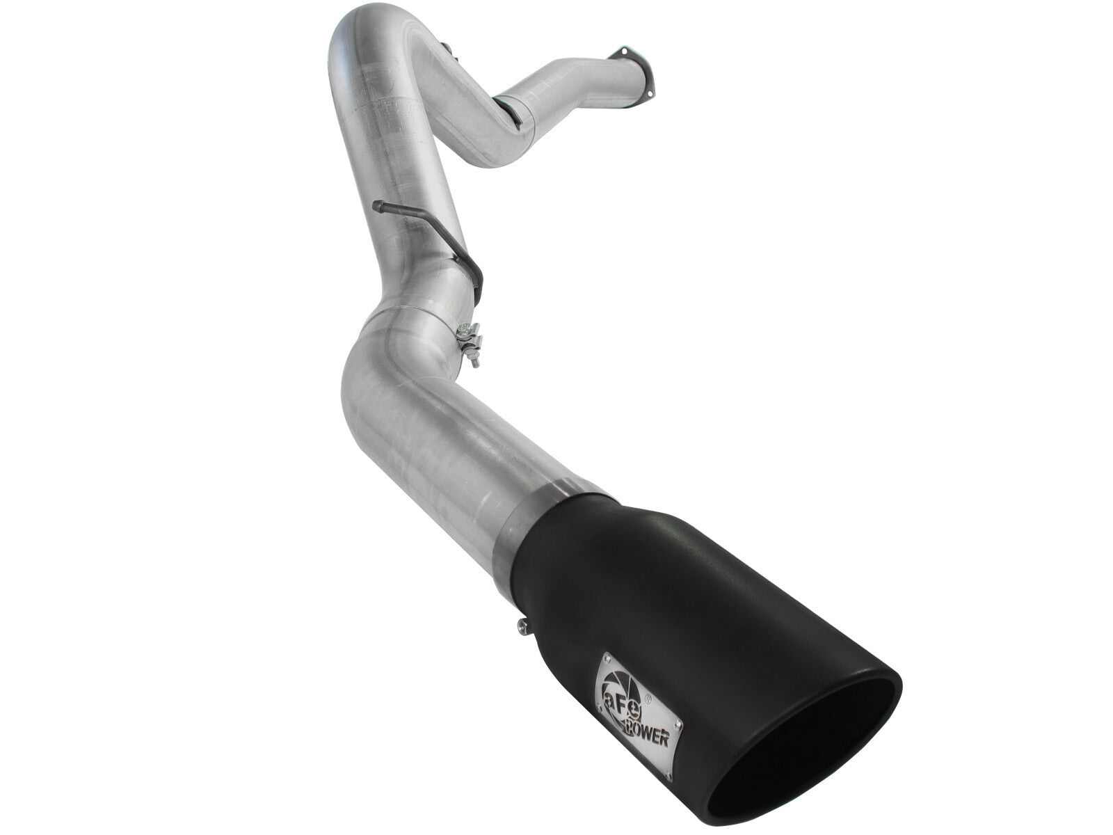 Atlas 5 Inch Aluminized Steel Dpf-Back Exhaust System w/Tip GM Diesel Trucks 07.5-10 V8-6.6L (td) Lmm aFe Power