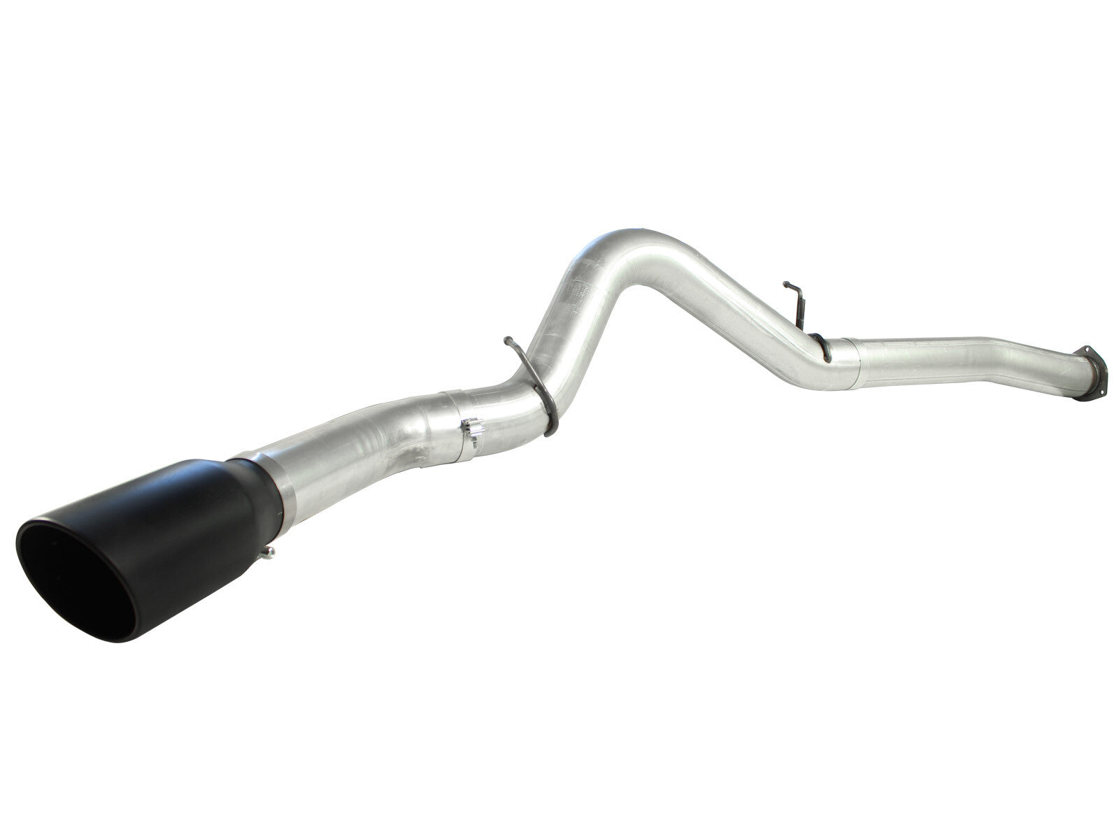 Atlas 5 Inch Aluminized Steel Dpf-Back Exhaust System w/Tip GM Diesel Trucks 07.5-10 V8-6.6L (td) Lmm aFe Power
