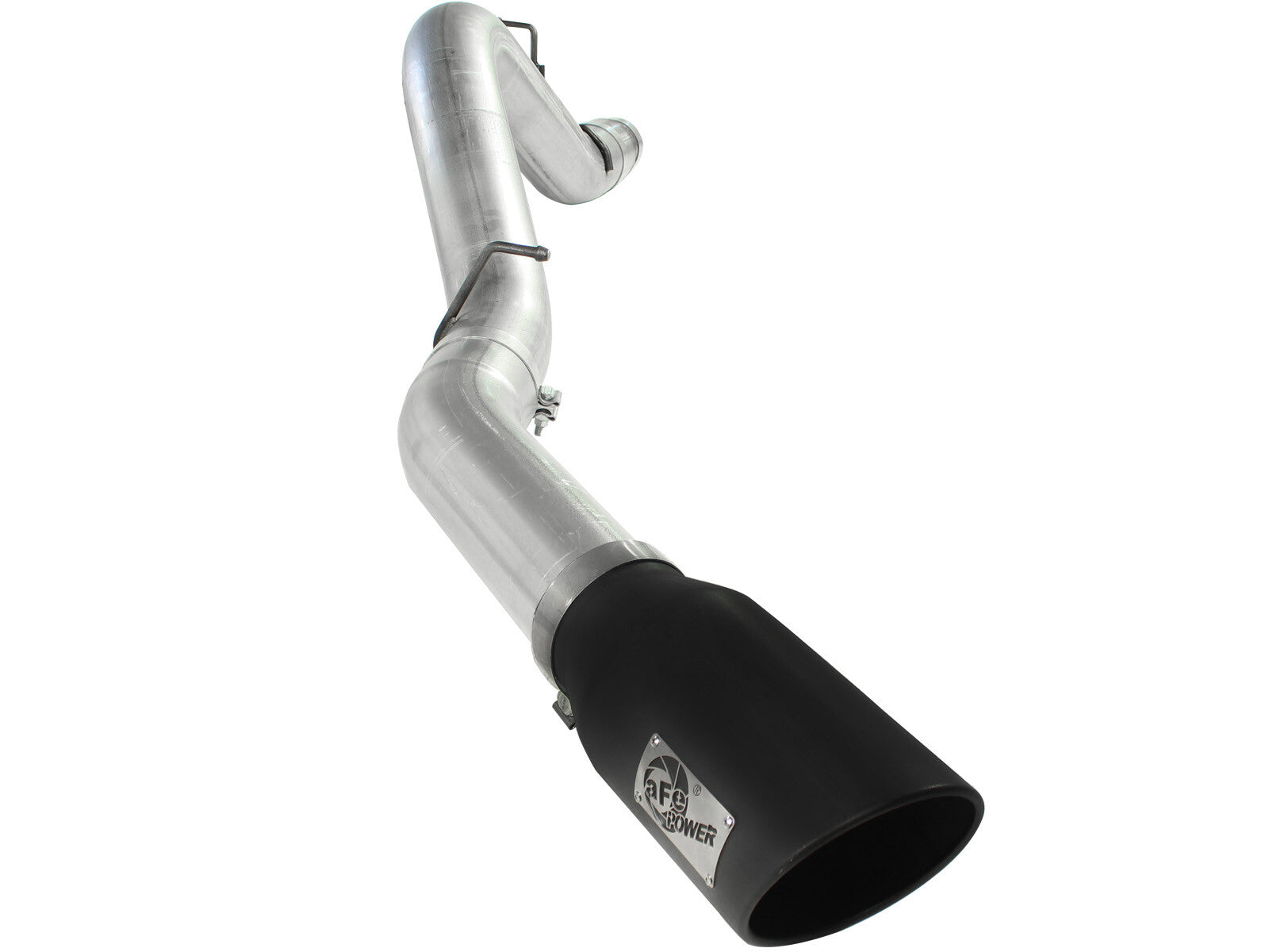 Atlas 5 Inch Aluminized Steel Dpf-Back Exhaust System w/ Tip GM Diesel Trucks 11-16 V8-6.6L (td) Lml aFe Power