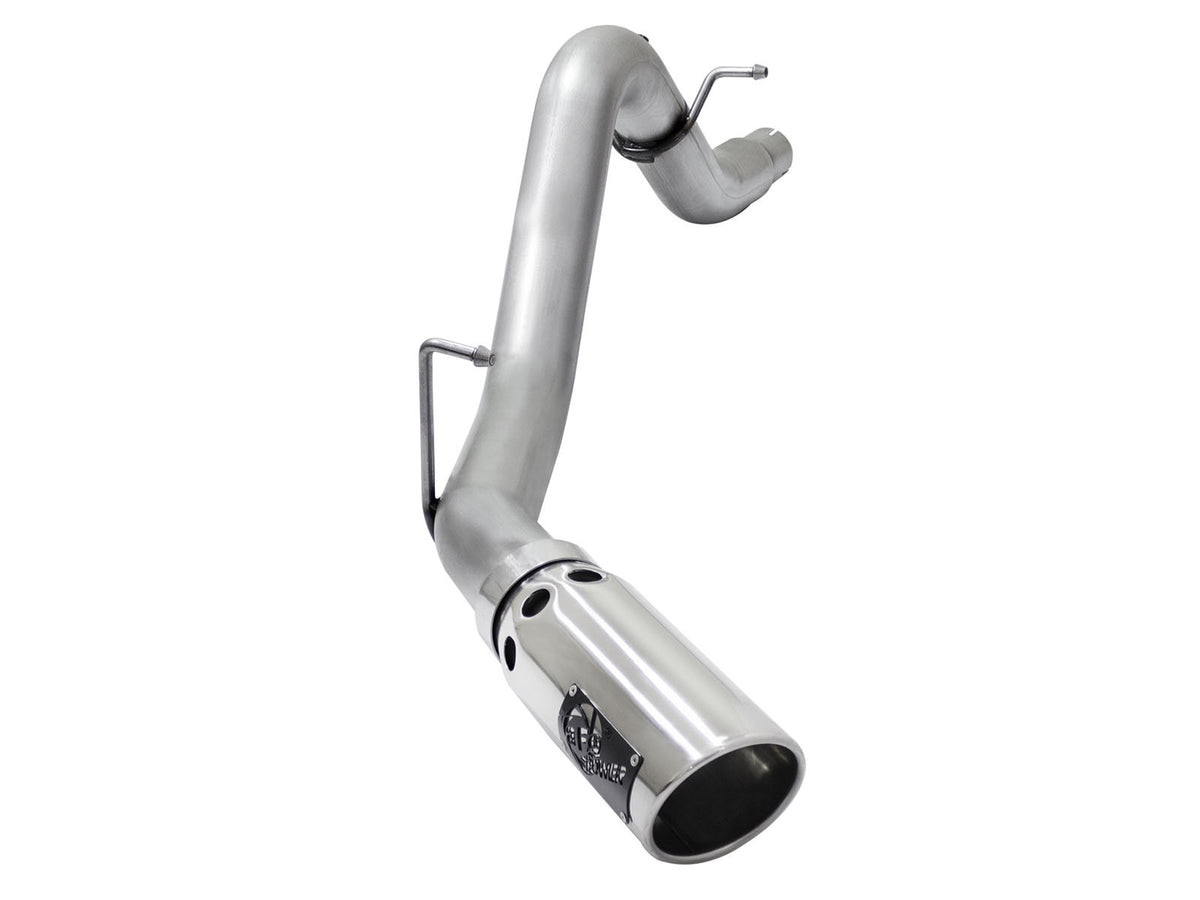 Atlas 3-1/2 Inch Aluminized Steel Dpf-Back Exhaust System w/Polished Tip GM Colorado/Canyon 16-22 L4-2.8L (td) Lwn aFe Power