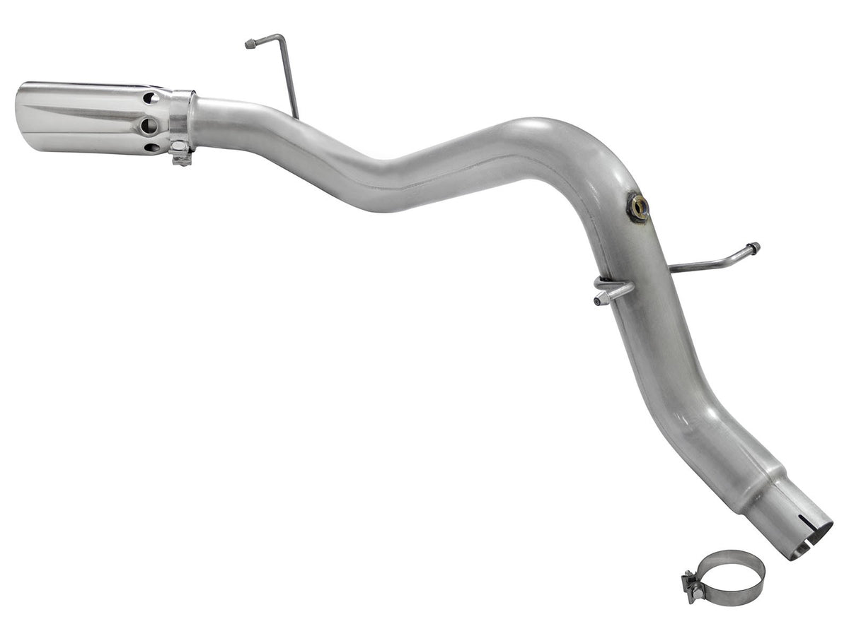 Atlas 3-1/2 Inch Aluminized Steel Dpf-Back Exhaust System w/Polished Tip GM Colorado/Canyon 16-22 L4-2.8L (td) Lwn aFe Power