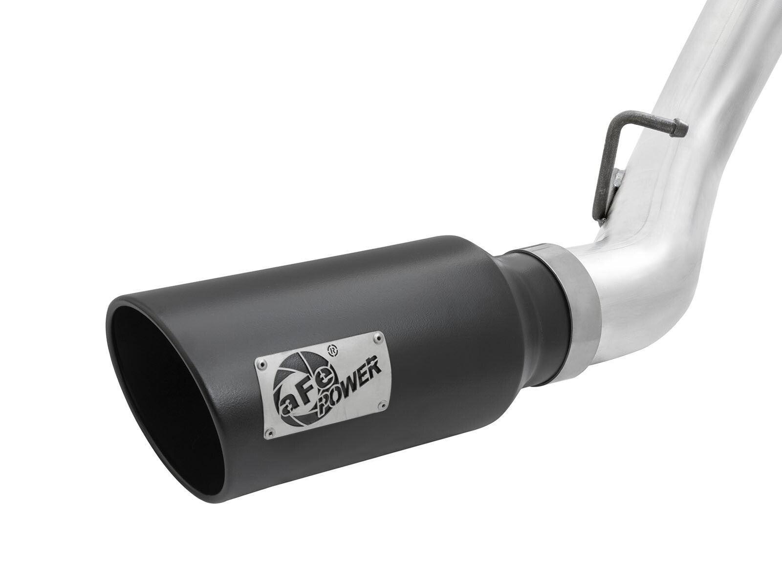 Atlas 4 Inch Aluminized Steel Dpf-Back Exhaust System w/Black Tip GM Diesel Trucks 2016 V8-6.6L (td) Lml aFe Power