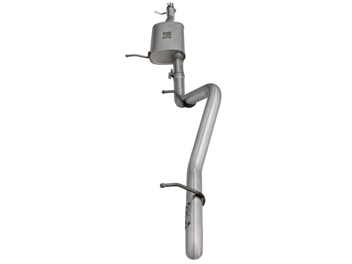 Scorpion 2-1/2 Inch Aluminized Steel Cat-Back Hi-Tuck Exhaust System Jeep Wrangler (JK) 4 Door 07-18 V6-3.6L/3.8L aFe Power