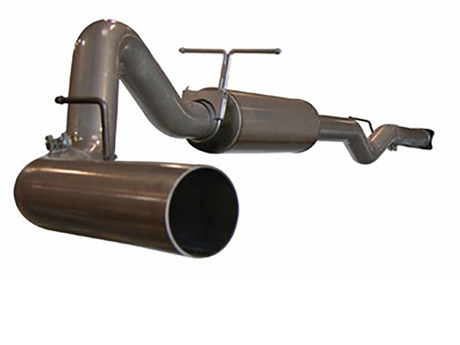 Large Bore-HD 4 Inch 409 Stainless Steel Cat-Back Exhaust System w/o Tip GM Diesel Trucks 06-07 V8-6.6L (td) Lly/Lbz aFe Power