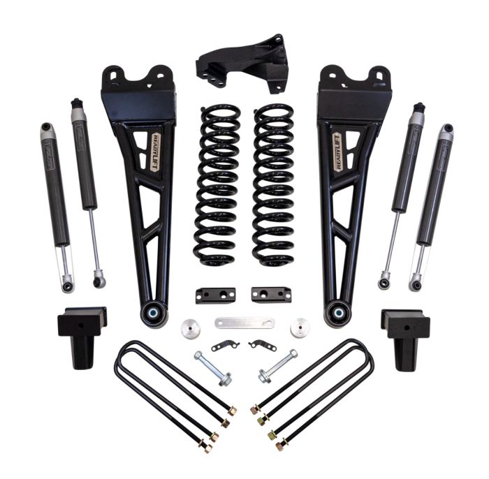 4 Inch Coil Spring Lift Kit With Falcon Shocks And Radius Arms 2017-2022 Ford F-350/F-250 Super Duty Diesel 4WD ReadyLIFT