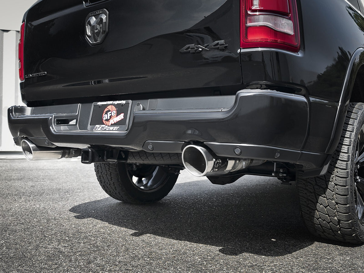 Gemini Xv 3 Inch 304 Stainless Steel Cat-Back Exhaust System w/ Cut-Out Polished Ram 1500 19-22 V8-5.7L Hemi aFe Power