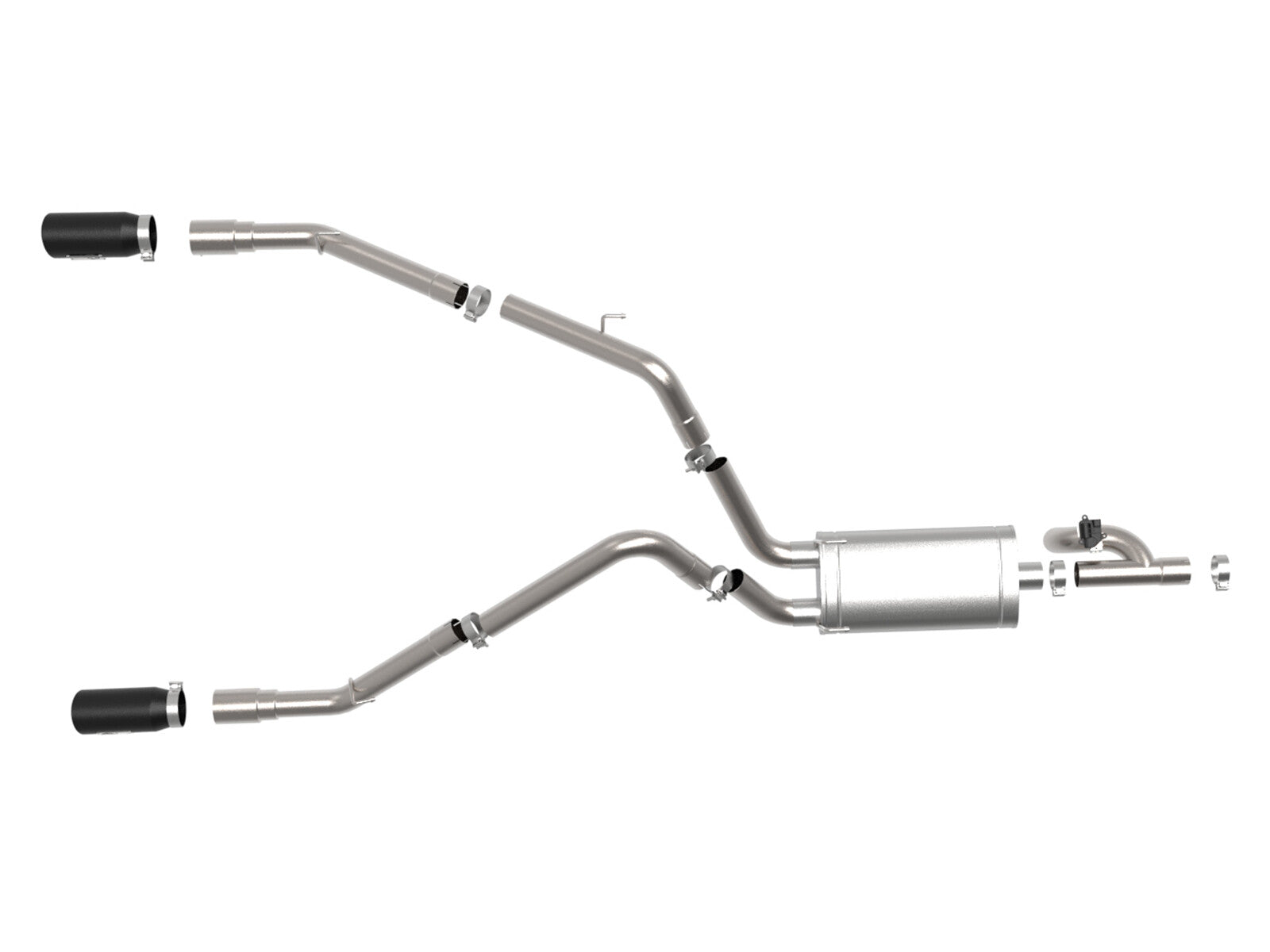 Gemini Xv 3 Inch 304 Stainless Steel Cat-Back Exhaust System w/ Cut-Out Dodge/Ram 1500 09-18/Ram 1500 Classic 19-24 V8-5.7L Hemi aFe Power