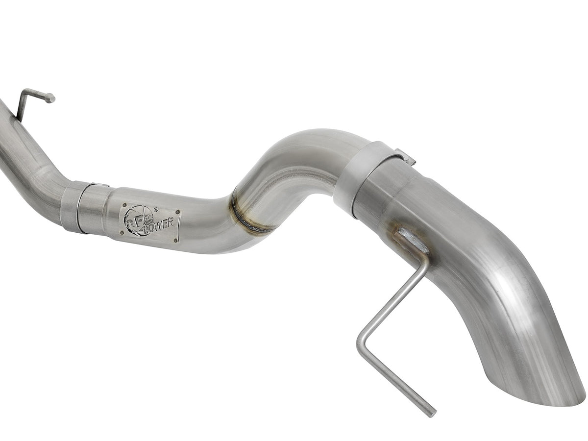 Mach Force-Xp 3 Inch 304 Stainless Cat-Back Hi-Tuck Exhaust System w/ Raw Tips Ford F-150 Raptor 17-20/F-150 Limited 19-20 V6-3.5L (tt) aFe Power