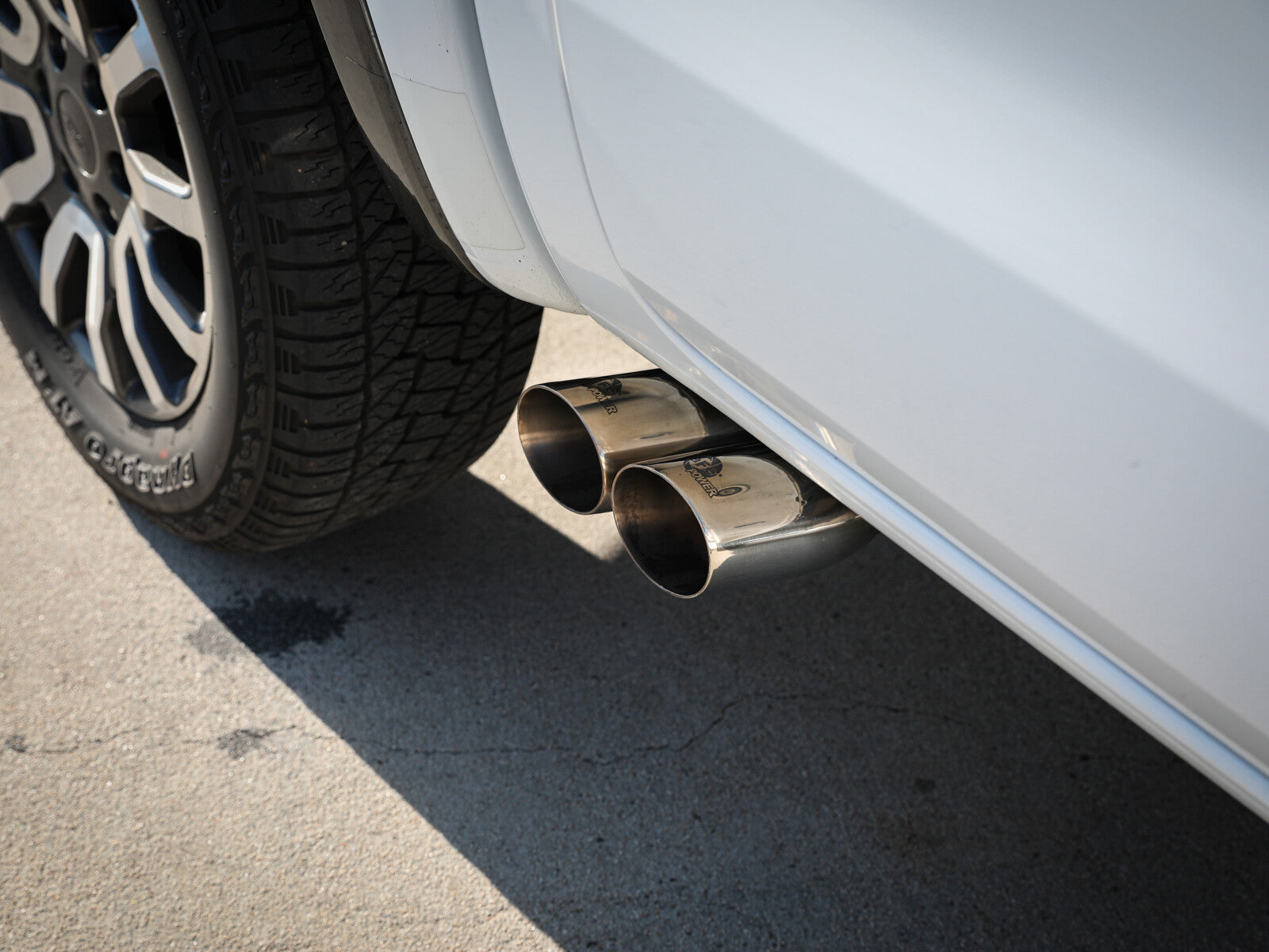 Rebel Series 3 Inch 304 Stainless Steel Cat-Back Exhaust System w/ Polished Tips Ford Ranger 19-23 L4-2.3L (t) Throaty Exhaust Tone aFe Power