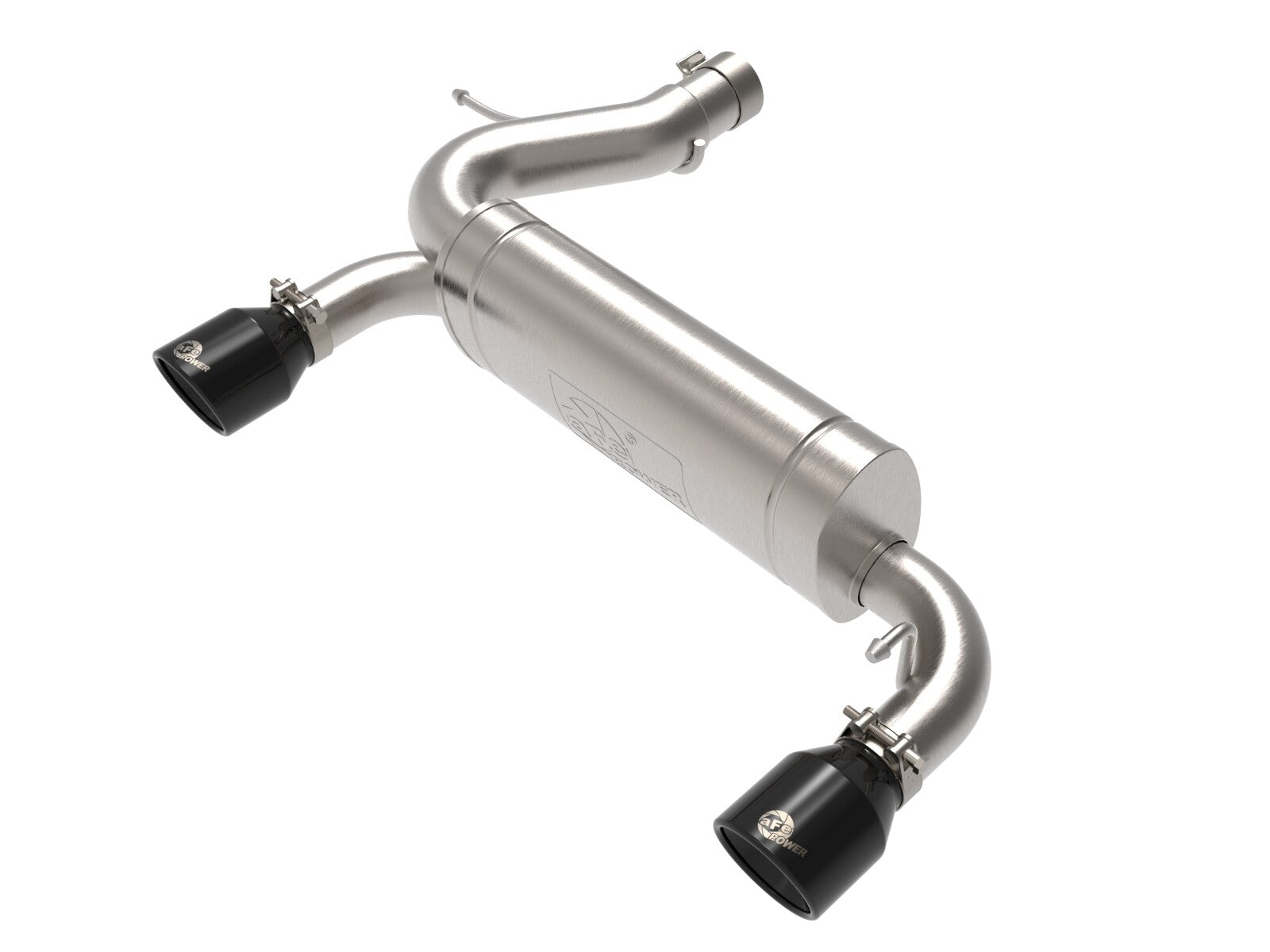 Vulcan Series 3 Inch to 2-1/2 Inch Stainless Steel Axle-Back Exhaust System Ford Bronco 21-26 L4-2.3L (t)/V6-2.7L (tt) aFe Power