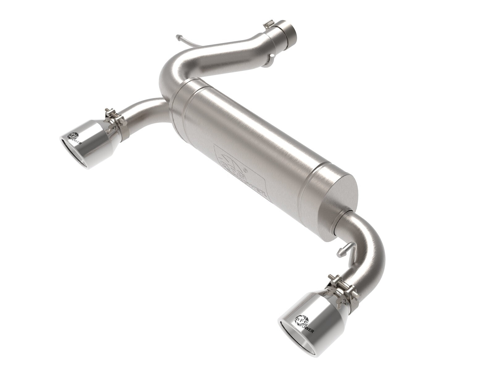 Vulcan Series 3 Inch to 2-1/2 Inch Stainless Steel Axle-Back Exhaust System Ford Bronco 21-26 L4-2.3L (t)/V6-2.7L (tt) aFe Power