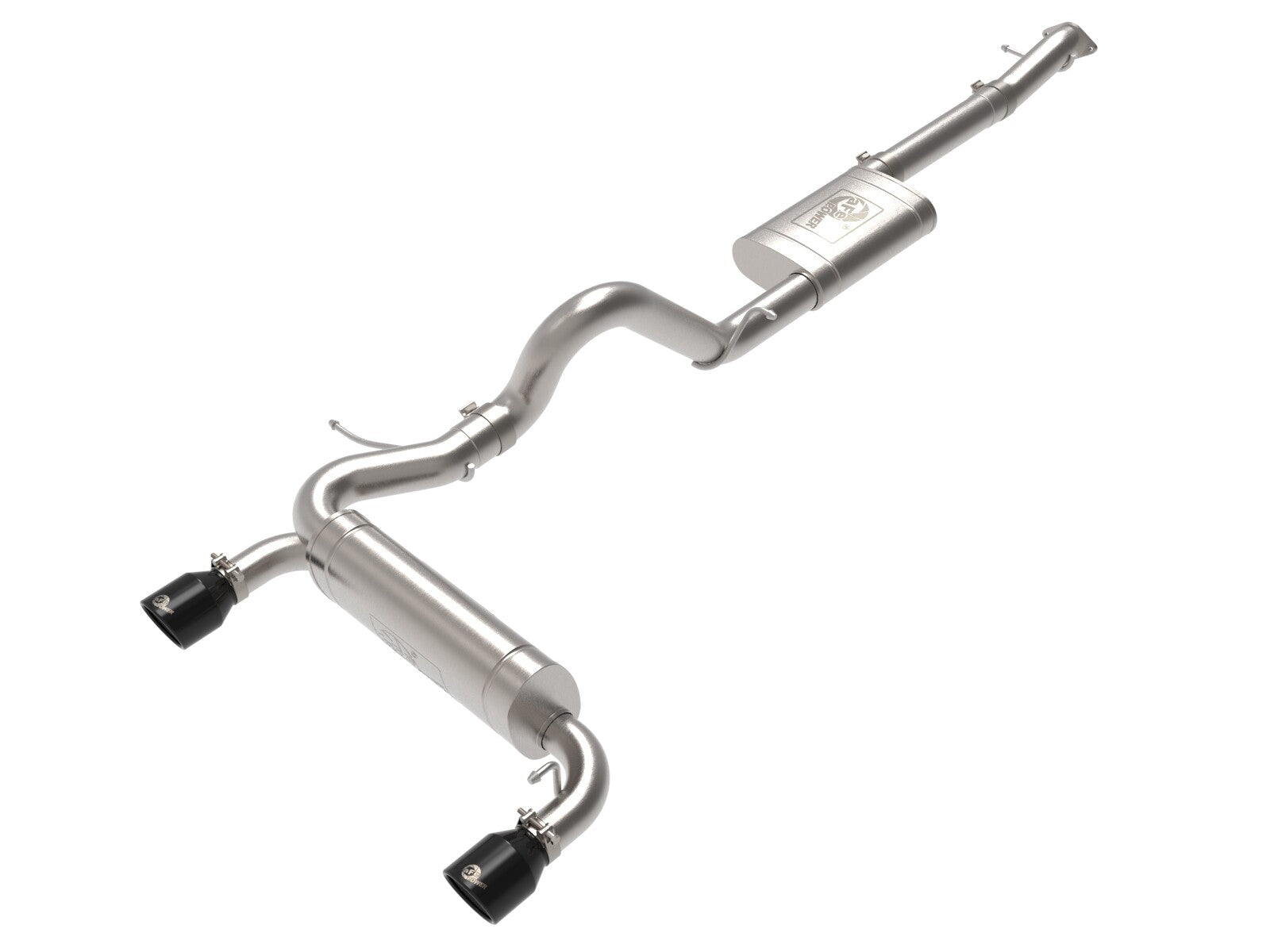 Vulcan Series 3 Inch to 2-1/2 Inch Stainless Steel Cat-Back Exhaust System Ford Bronco 21-26 L4-2.3L (t)/V6-2.7L (tt) aFe Power