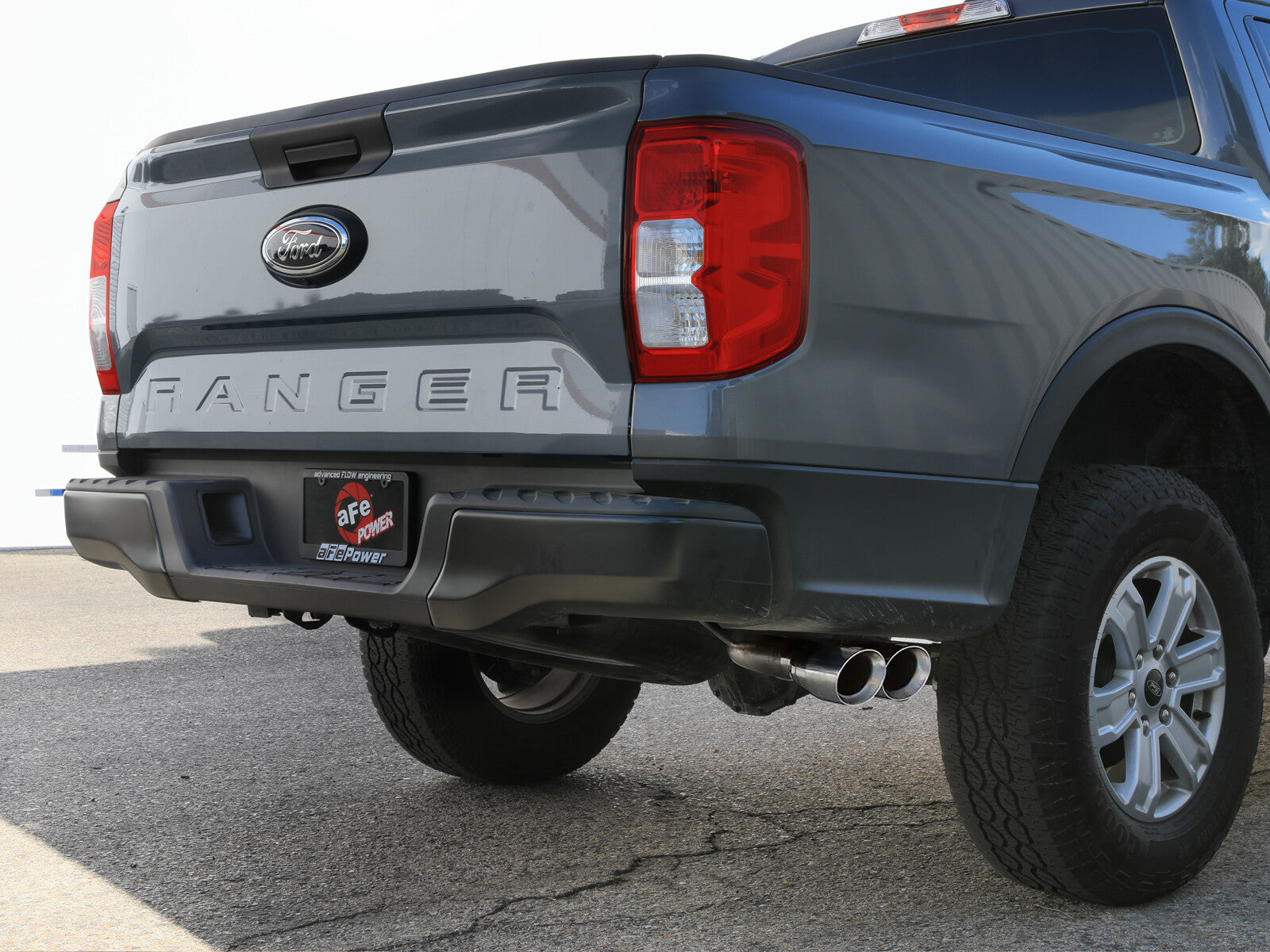 Vulcan Series 2-1/2 Inch to 3 Inch Stainless Steel Cat-Back Exhaust System Ford Ranger 24-26 L4-2.3L (t) aFe Power
