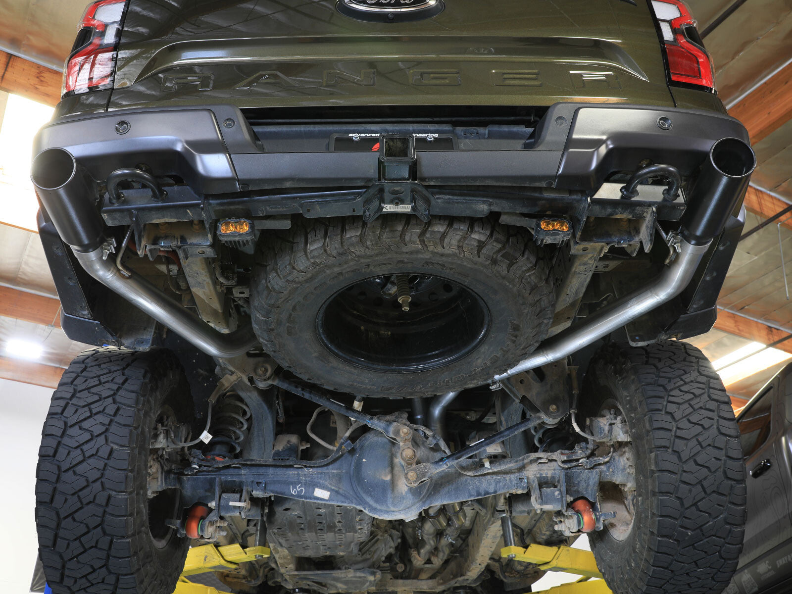Vulcan Series 3 Inch 304 Stainless Steel Cat-Back Exhaust System w/ Tip Ford Ranger Raptor 24-26 V6-3.0L (tt) aFe Power