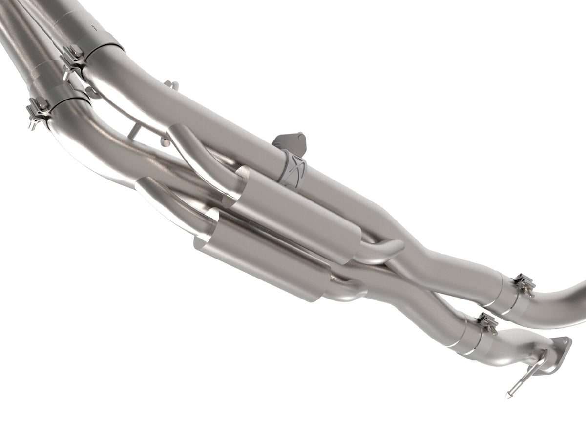 Vulcan Series 3 Inch 304 Stainless Steel Cat-Back Exhaust System w/Polished Tip Ford Bronco Raptor 22-26 V6-3.0L (tt) aFe Power