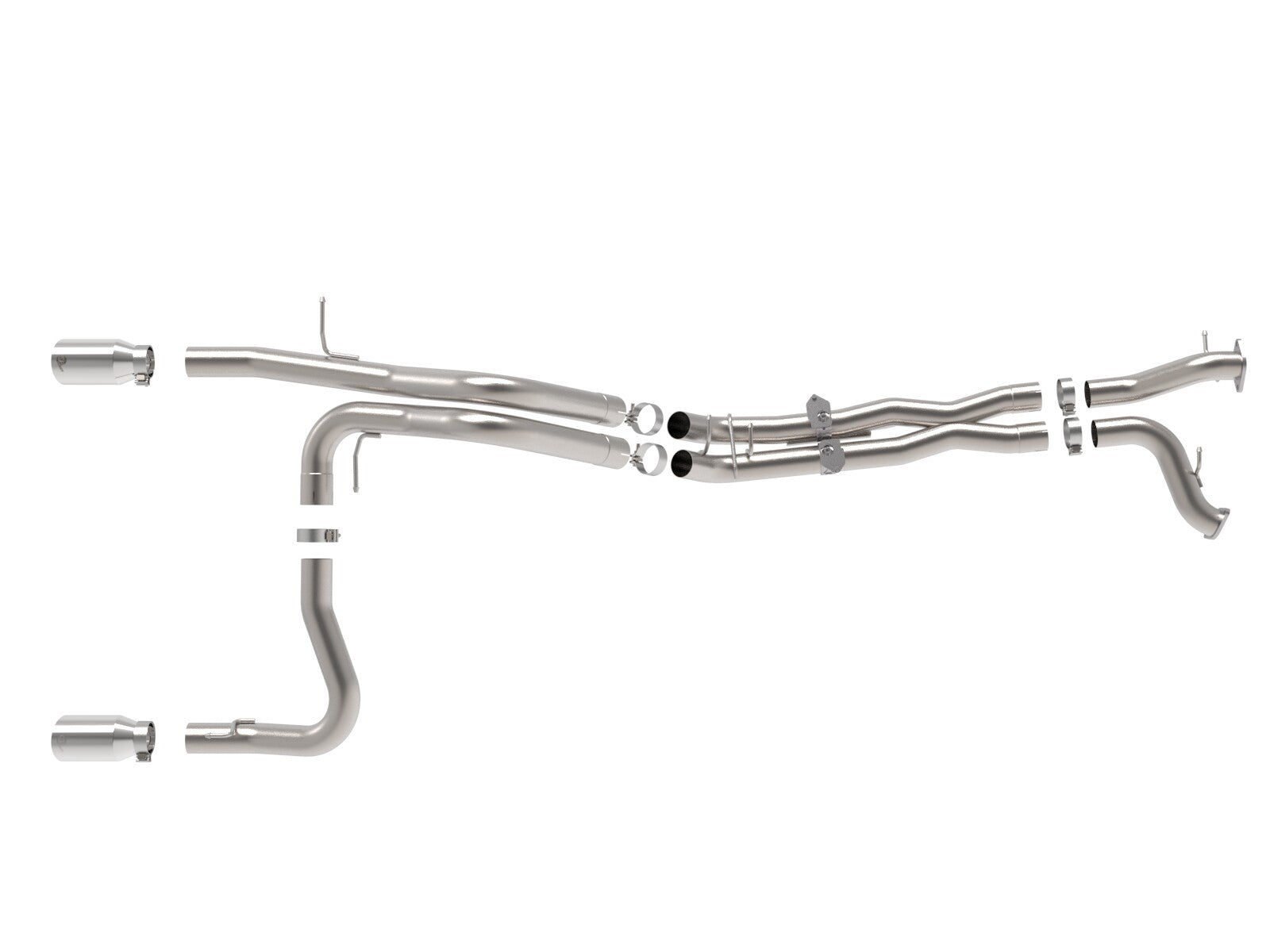Vulcan Series 3 Inch 304 Stainless Steel Cat-Back Exhaust System w/ Tip Ford Bronco Raptor 22-26 V6-3.0L (tt) aFe Power