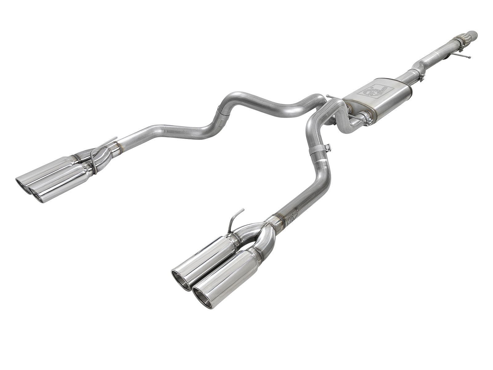 Vulcan Series 304 Stainless Steel Cat-Back Exhaust System w/ Polished Tip GM Silverado/Sierra 1500 19-26 aFe Power