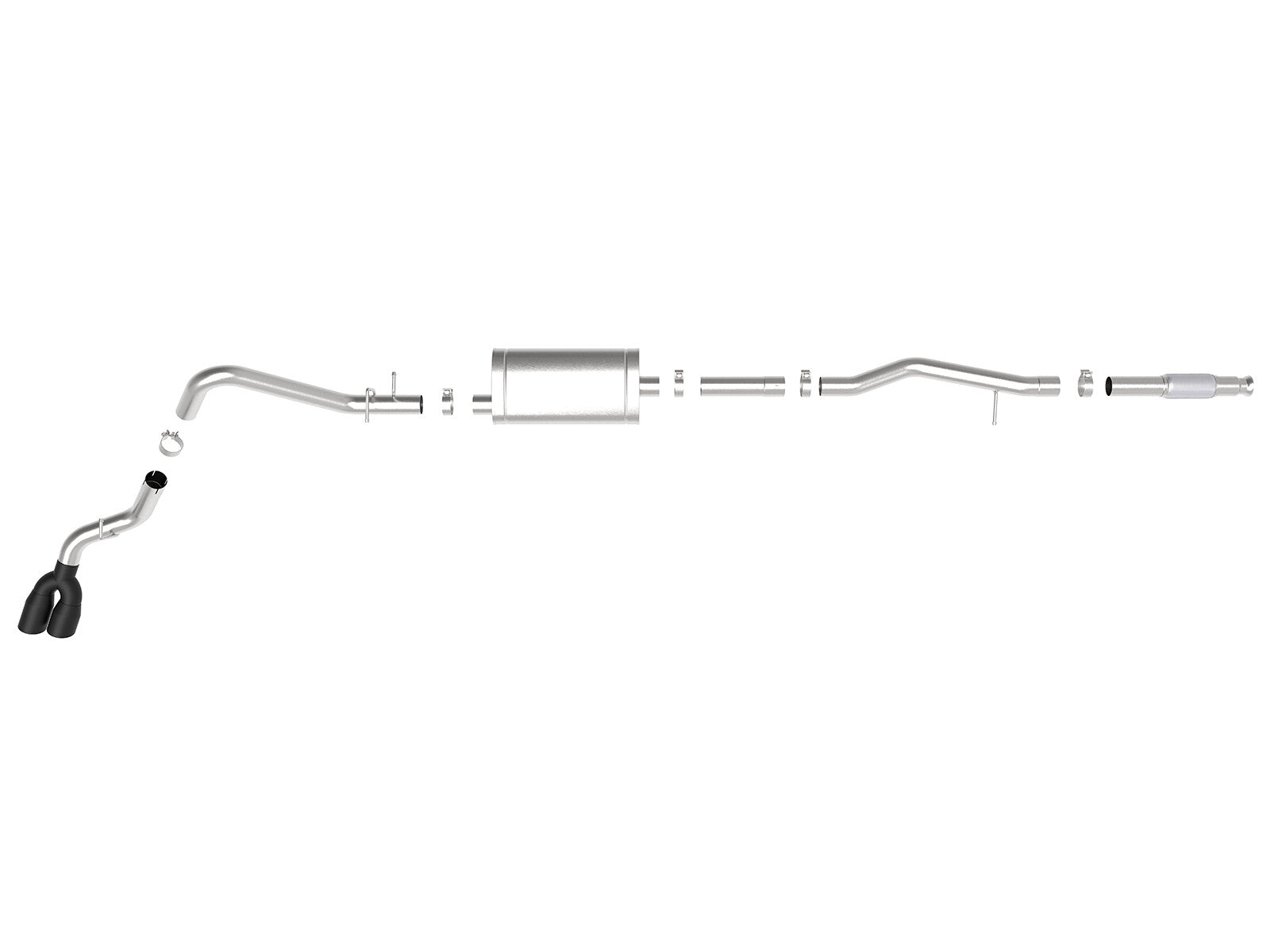 Vulcan Series 3 Inch 304 Stainless Steel Cat-Back Exhaust System w/ Tips GM Silverado/Sierra 1500 19-26 V6-4.3L/V8-5.3L aFe Power