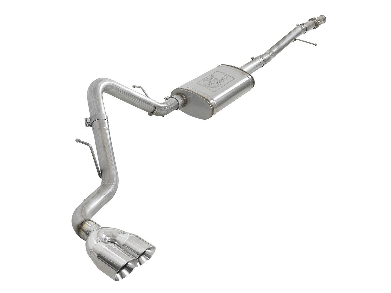 Vulcan Series 3 Inch 304 Stainless Steel Cat-Back Exhaust System w/ Tips GM Silverado/Sierra 1500 19-26 V6-4.3L/V8-5.3L aFe Power