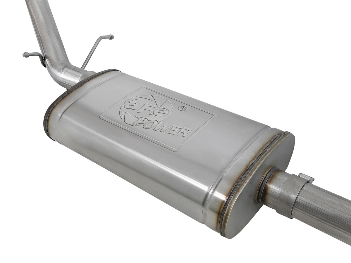 Vulcan Series 3 Inch 304 Stainless Steel Cat-Back Exhaust System w/ Polished Tips GM Silverado/Sierra 1500 19-26 V6-4.3L/V8-5.3L aFe Power