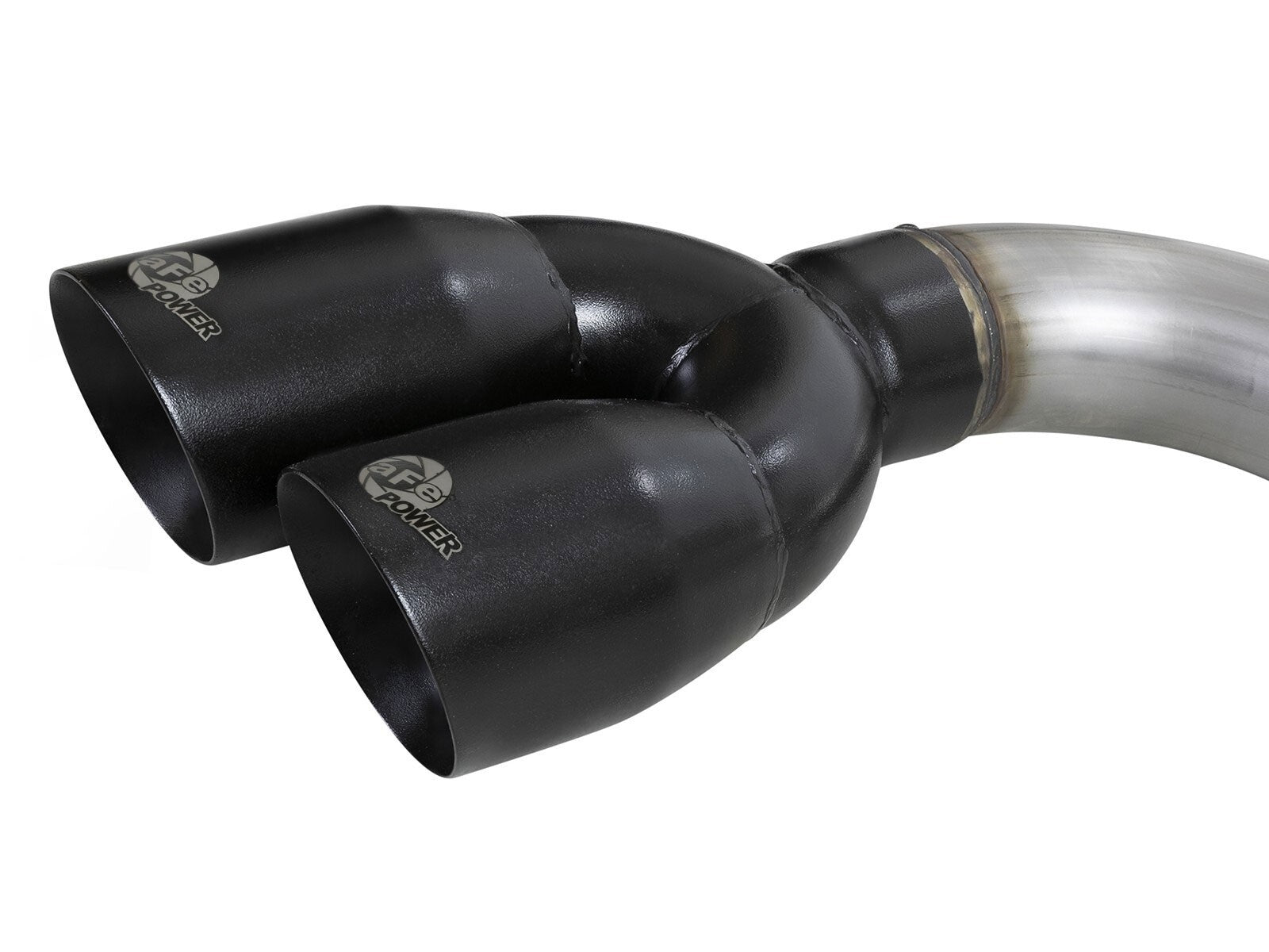 Rebel Xd Series 3 Inch 304 Stainless Steel Dpf-Back Exhaust w/Dual Black Tips GM Trucks 20-22 L6-3.0L (td) LM2 aFe Power