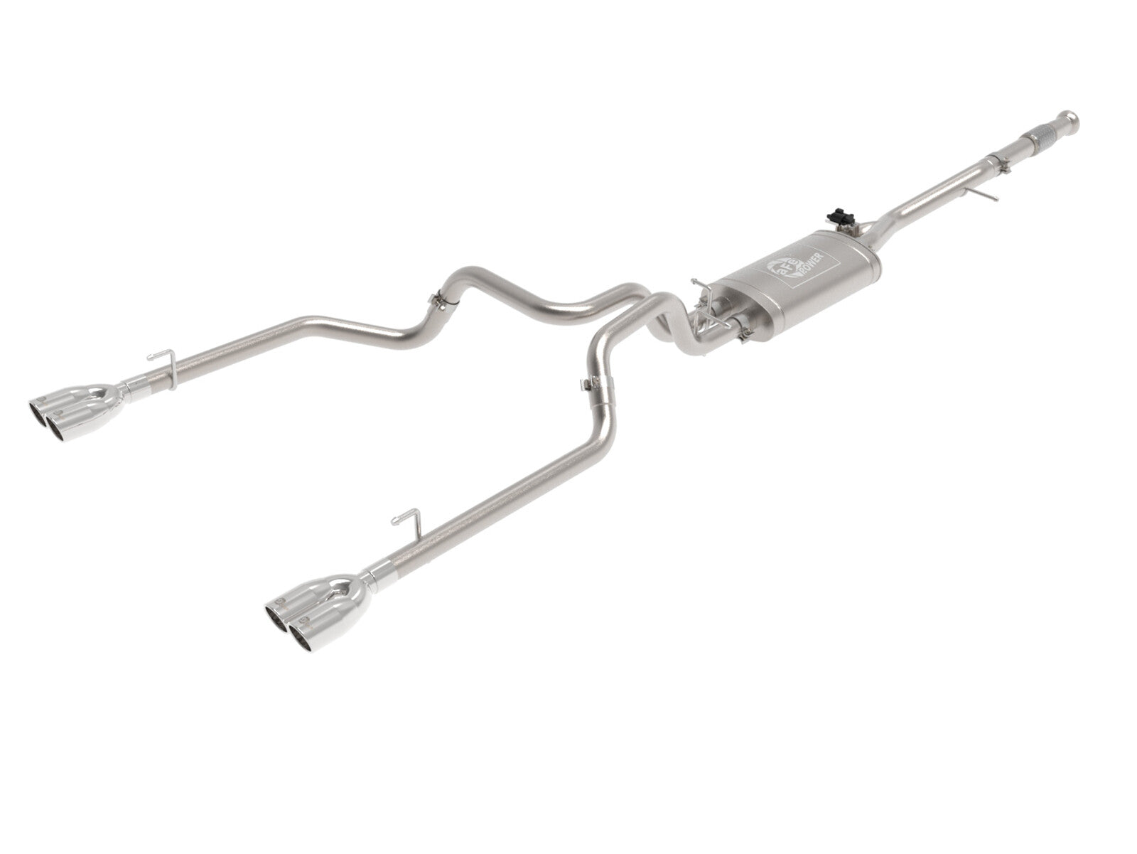 Gemini Xv 3 Inch 304 Stainless Steel Cat-Back Exhaust System w/ Cut-Out GM Silverado/Sierra 1500 19-26 V8-5.3L aFe Power