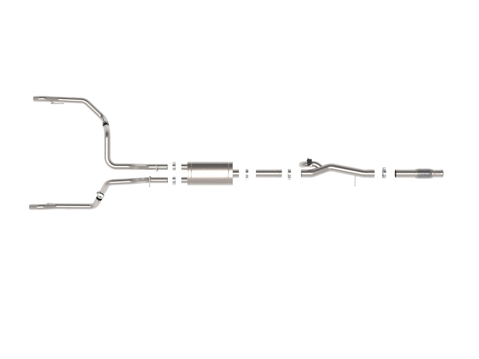 Gemini Xv 3 Inch 304 Stainless Steel Cat-Back Hi-Tuck Exhaust System w/ Cut-Out GM Silverado/Sierra 1500 19-26 V8-6.2L aFe Power