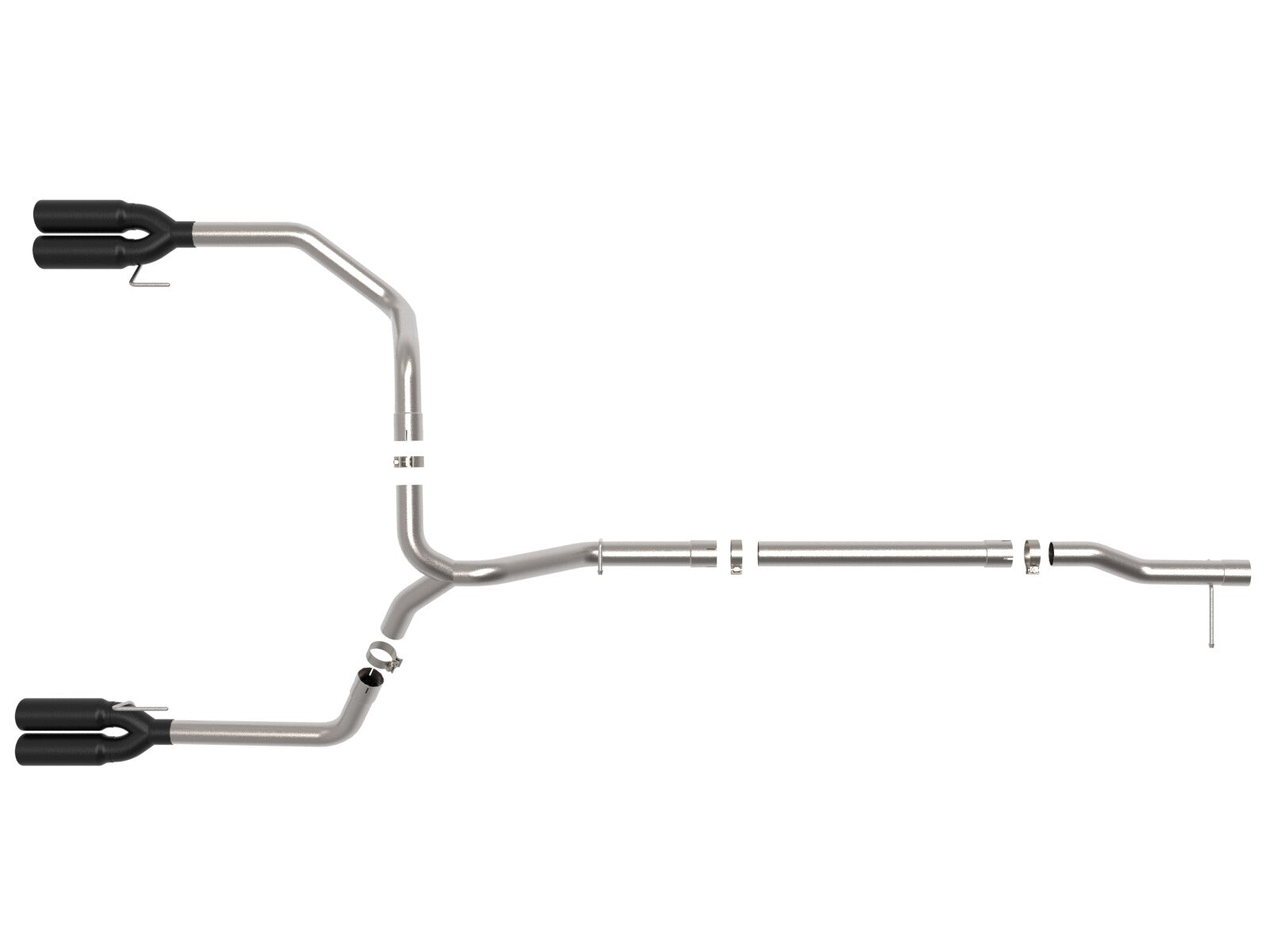 Vulcan Series 3 Inch 304 Stainless Steel Dpf-Back Exhaust System w/ Tip GM Trucks 23-26 L6-3.0L (td) LZ0 aFe Power
