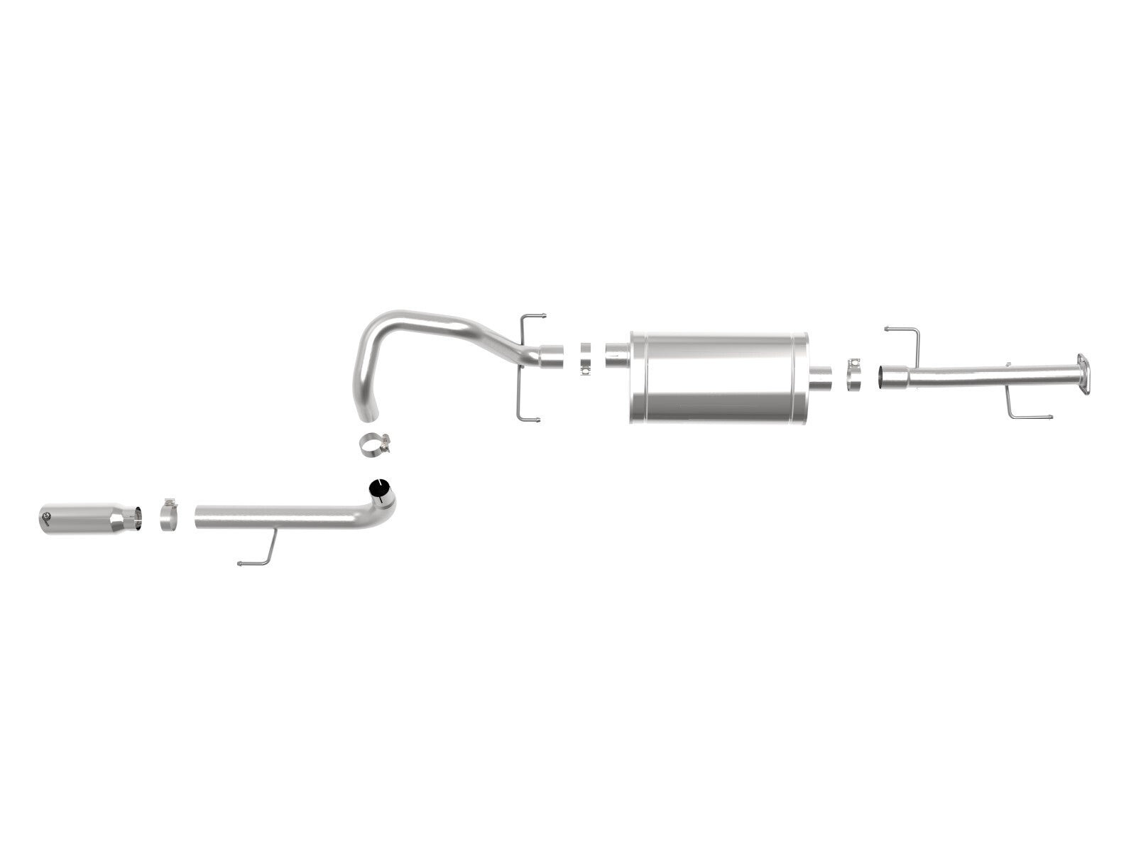 Mach Force-Xp 2-1/2 Inch 304 Stainless Steel Cat-Back Exhaust System w/ Tip Toyota 4Runner 10-24 V6-4.0L aFe Power