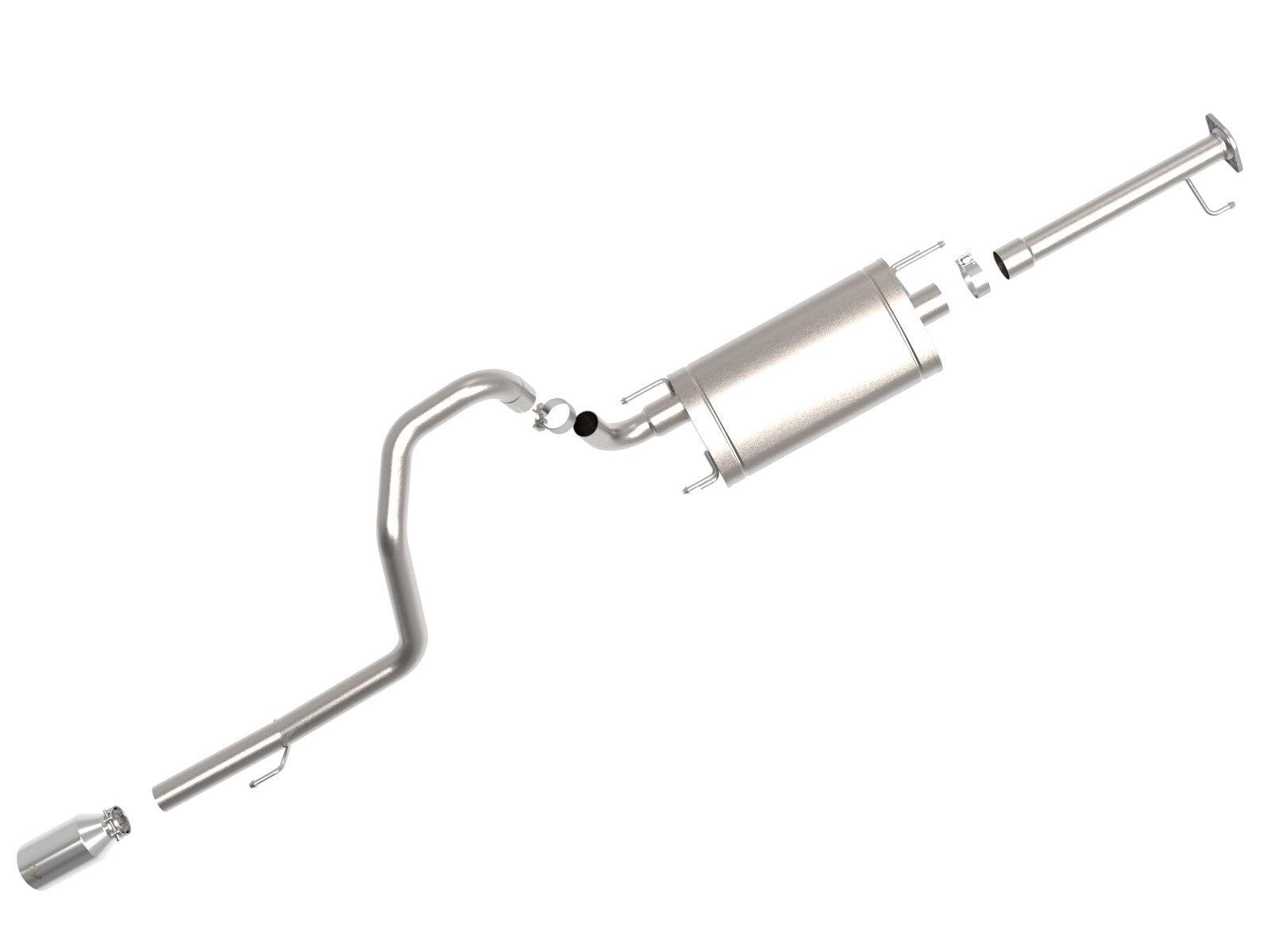 Mach Force-Xp Cat-Back 304 Stainlees Steel Exhaust System w/ Polished Tip Lexus GX460 10-23 V8-4.6L aFe Power