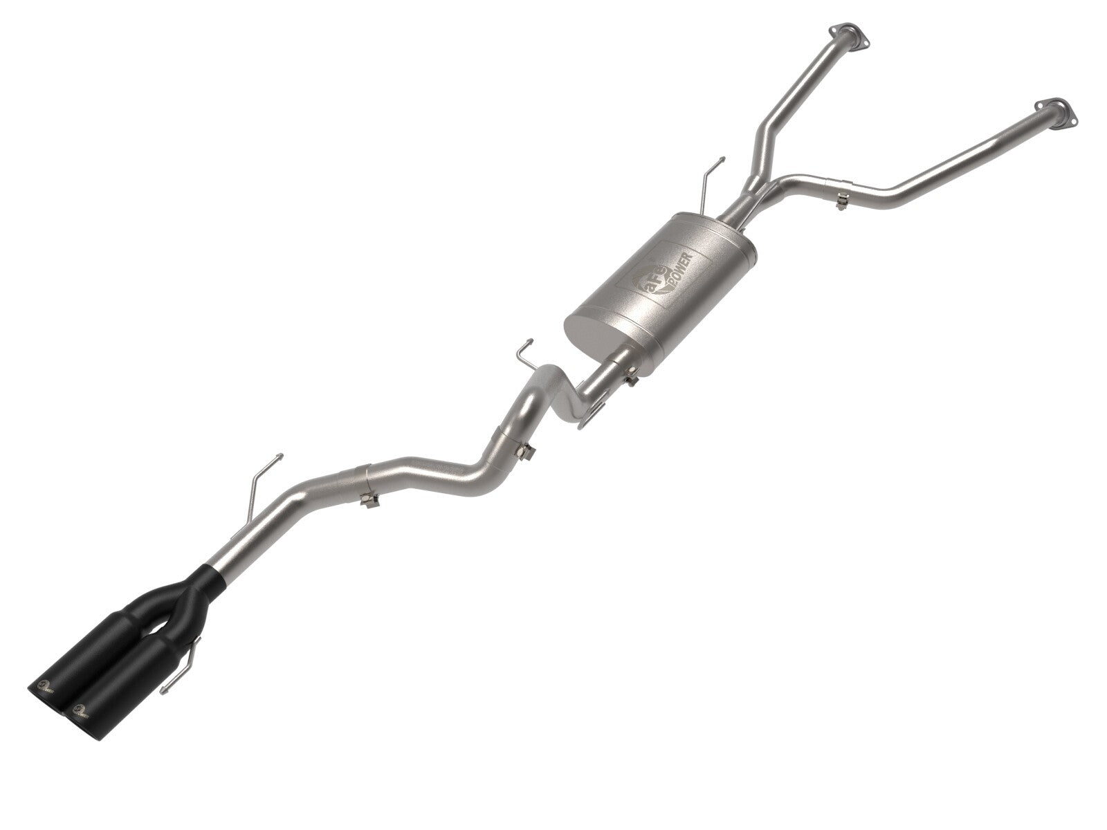 Vulcan Series 2-1/2 Inch to 3 Inch Stainless Steel Cat-Back Exhaust w/ Tip Toyota Sequoia 23-26 V6-3.4L (tt) aFe Power