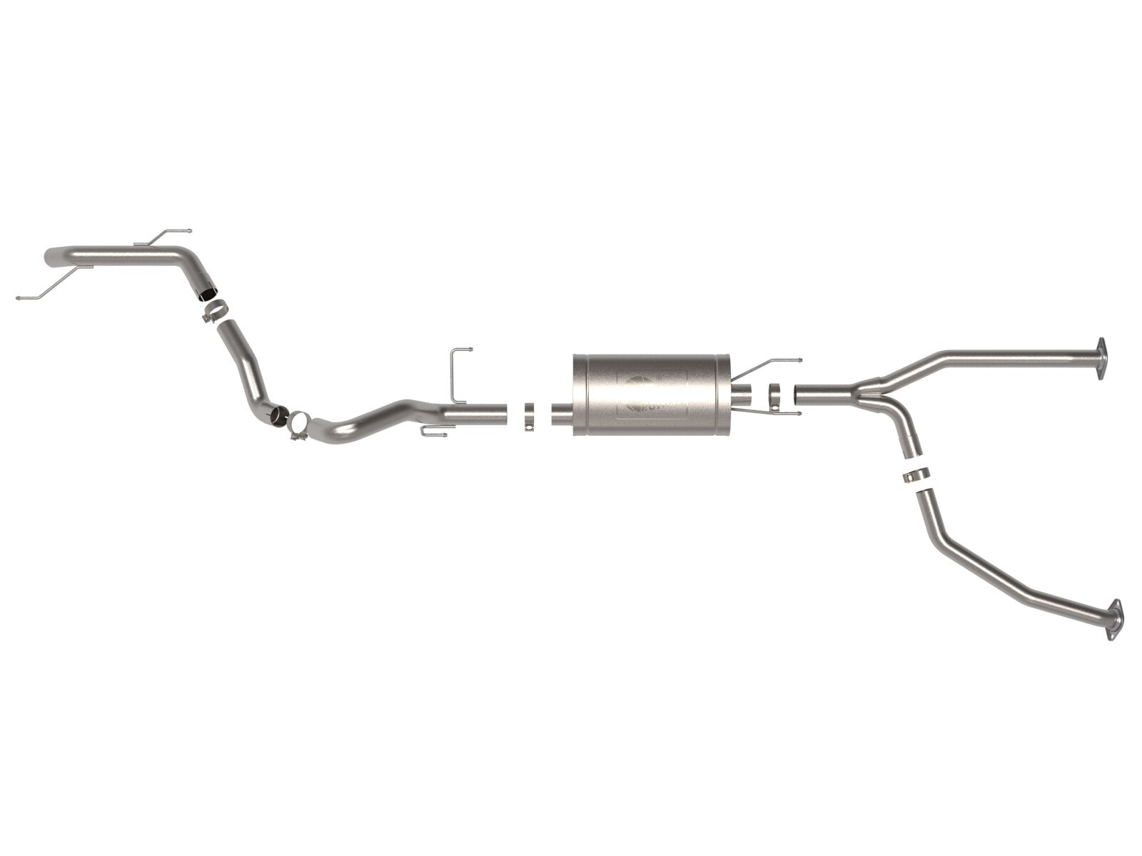 Vulcan Series 2-1/2 Inch to 3 Inch Stainless Steel Cat-Back Hi-Tuck Exhaust System Toyota Sequoia 23-26 V6-3.4L (tt) aFe Power