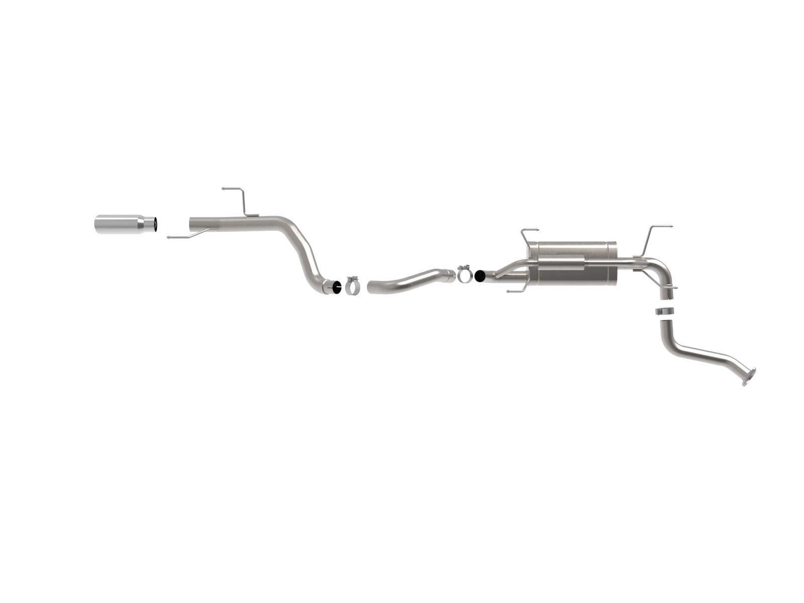 Vulcan Series 2-1/2 Inch Stainless Steel Cat-Back Exhaust w/ Tip Toyota Land Cruiser (J250) 24-26 L4-2.4L (t) aFe Power