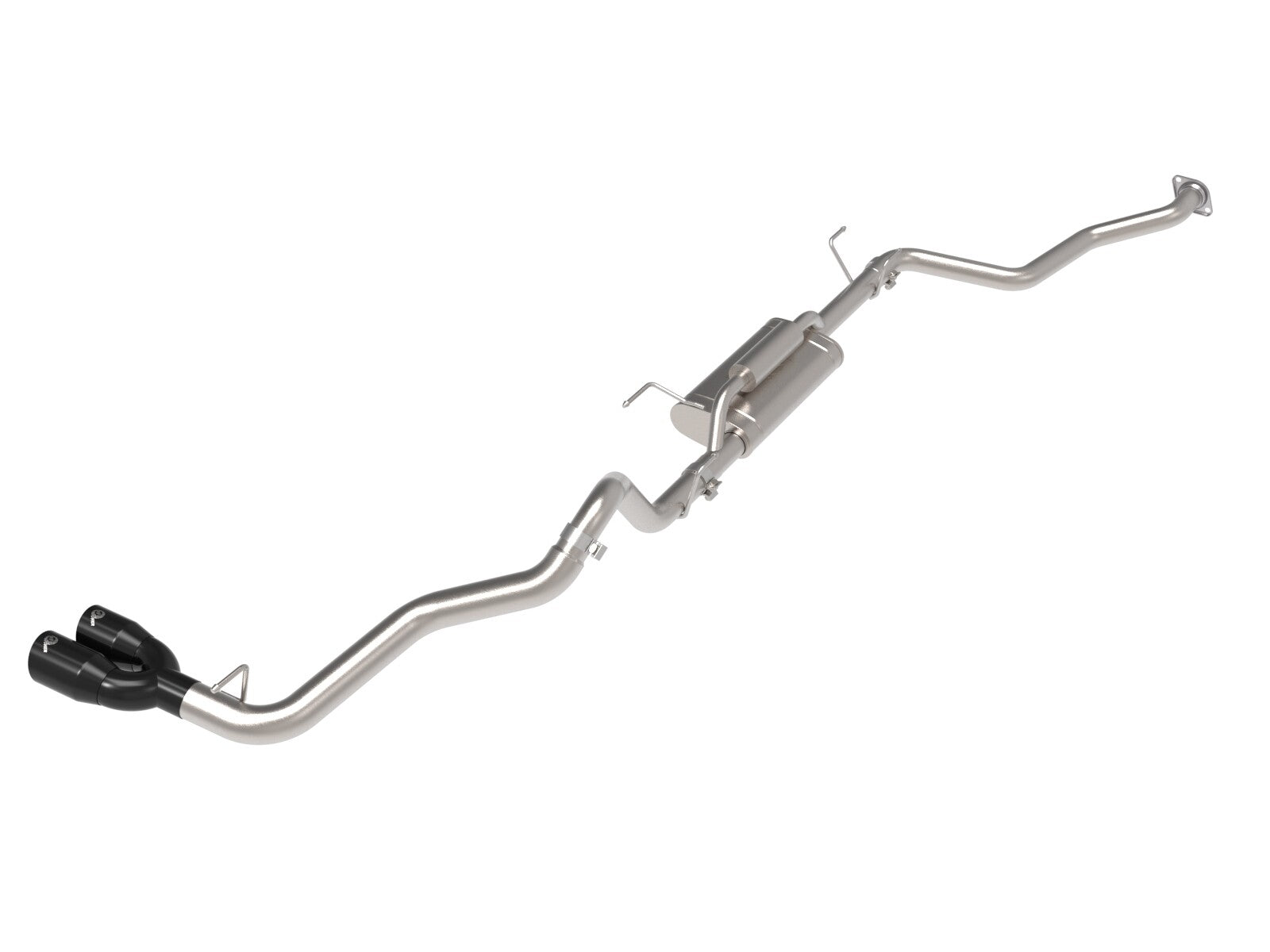 Vulcan Series 2-1/2 Inch to 3 Inch Stainless Steel Cat-Back Exhaust w/ Tip Toyota Tacoma 24-26 L4-2.4L (t) Slant Cut aFe Power