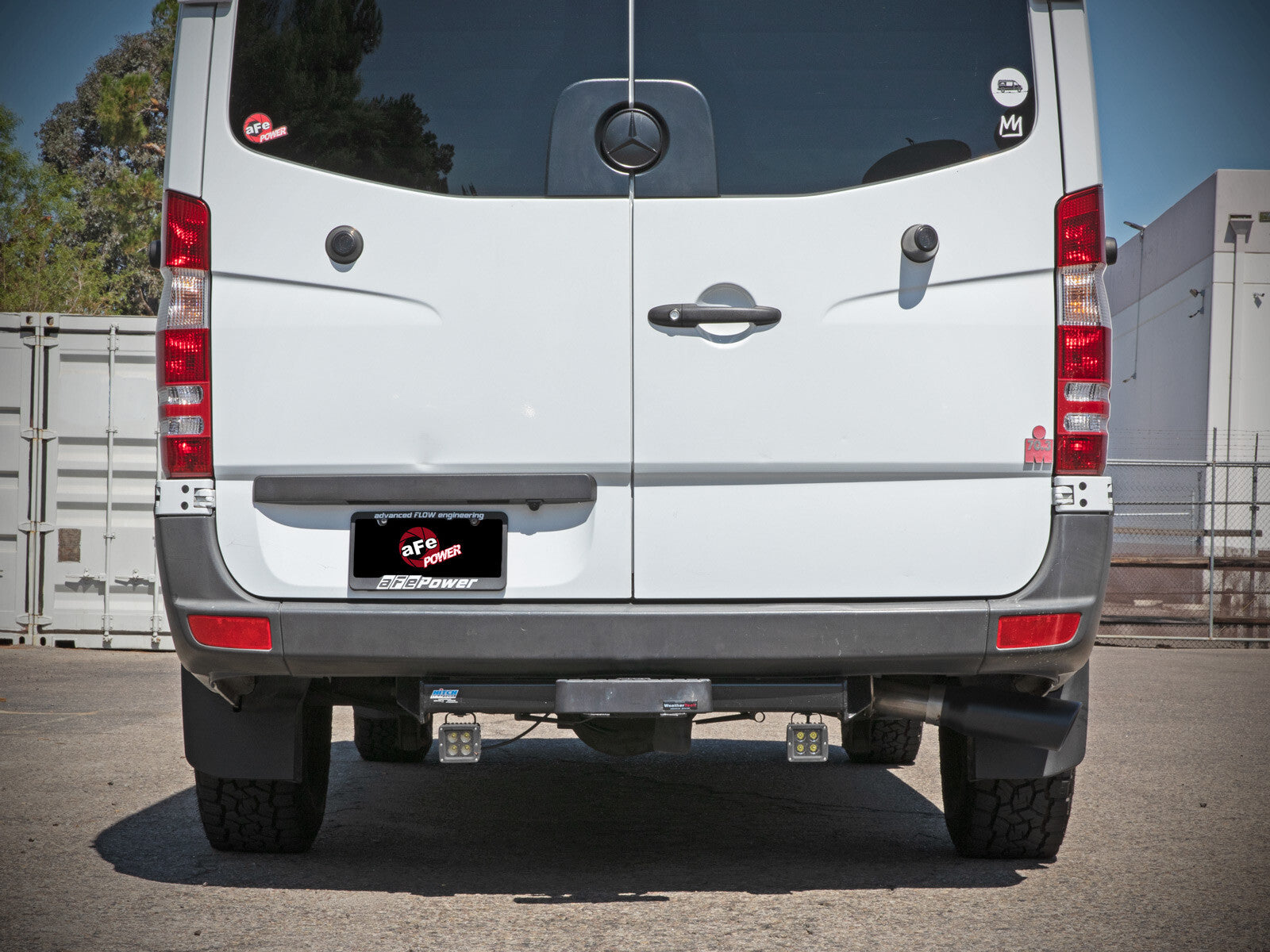Vulcan Series 3 Inch 304 Stainless Steel Dpf-Back Exhaust System w/Black Tip Mercedes-Benz Sprinter 2500/3500 10-26 L4/V6 (td) aFe Power