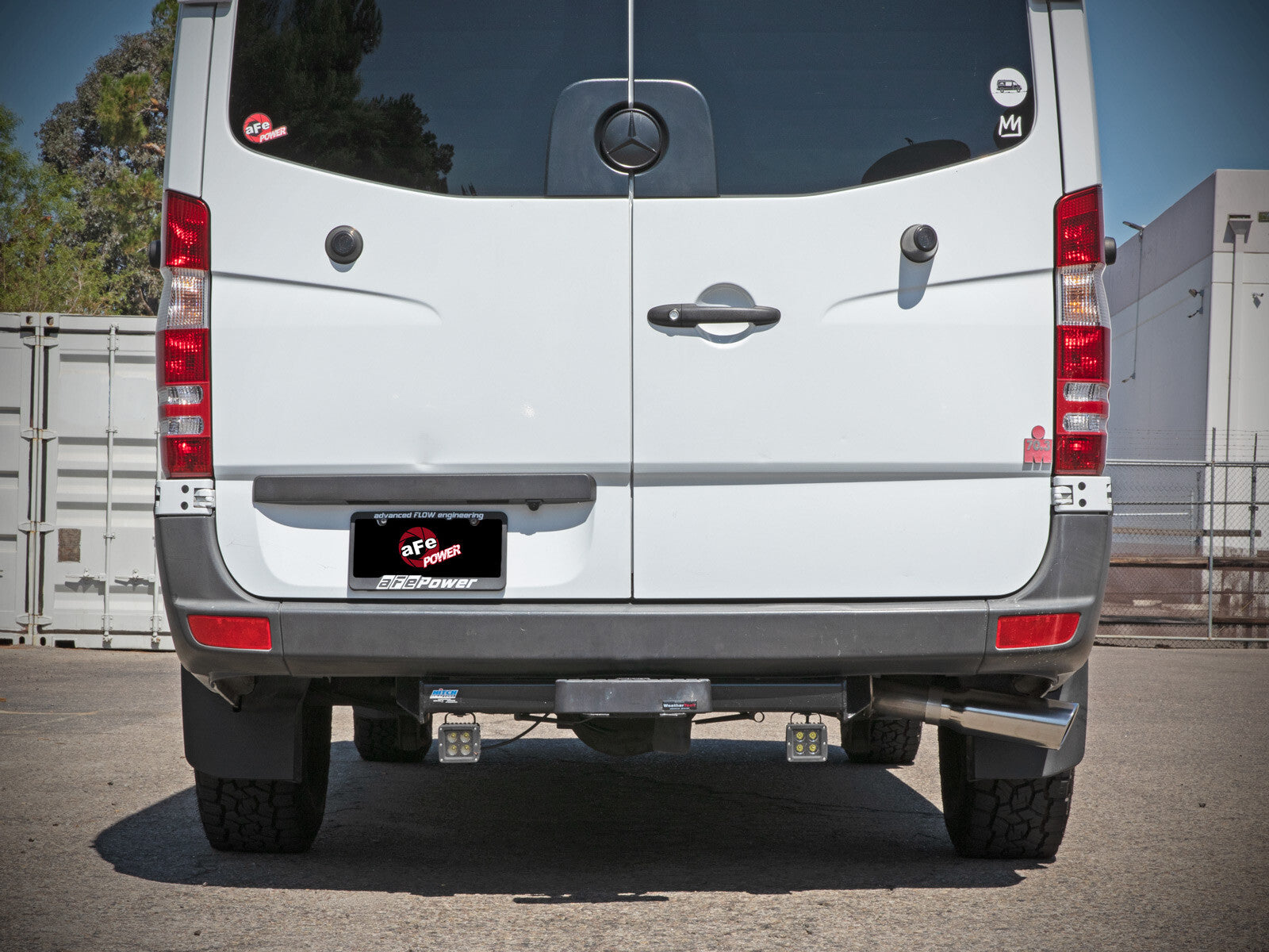 Vulcan Series 3 Inch 304 Stainless Steel Dpf-Back Exhaust System w/Polish Tip Mercedes-Benz Sprinter 2500/3500 10-26 L4/V6 (td) aFe Power