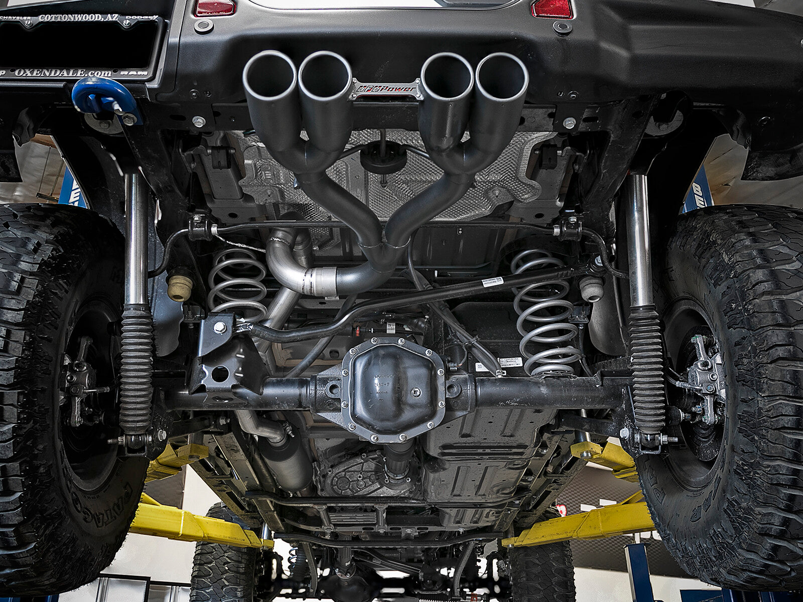 Rebel Series 2-1/2 Inch 304 Stainless Steel Cat-Back Exhaust System w/ Black Tip Jeep Wrangler (Jl) 18-26 V6-3.6L Rear center aFe Power