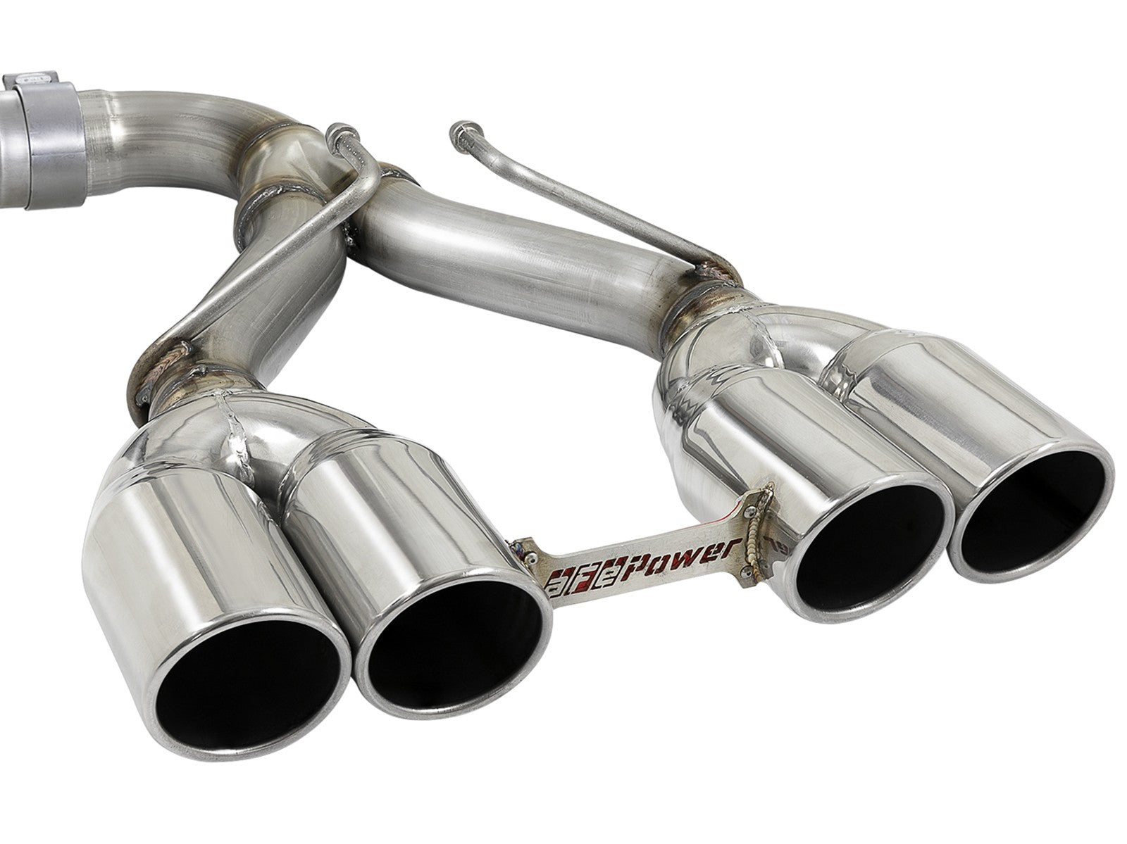 Rebel Series 2-1/2 Inch 304 Stainless Steel Cat-Back Exhaust w/ Polished Tip Jeep Wrangler (Jl) 18-26 V6-3.6L Rear center aFe Power