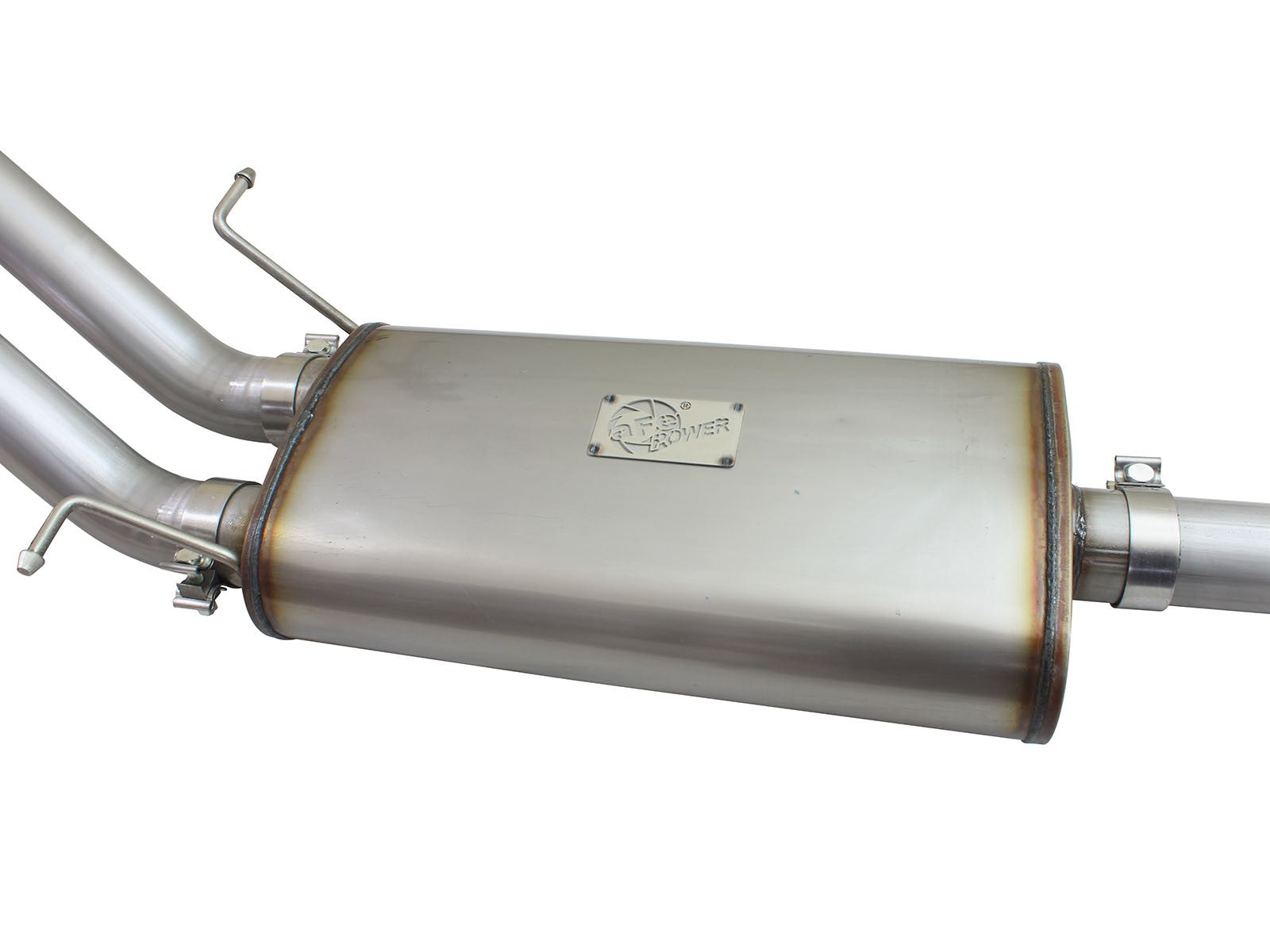 Mach Force-Xp 3 Inch 409 Stainless Steel Cat-Back Exhaust System w/Polished Tip GM Silverado/Sierra 1500 09-18 / Silverado Ld/Sierra Limited 2019 V6-4.3/V8-4.8/5.3L 17 Pounds Per Foot Torque Gain aFe Power