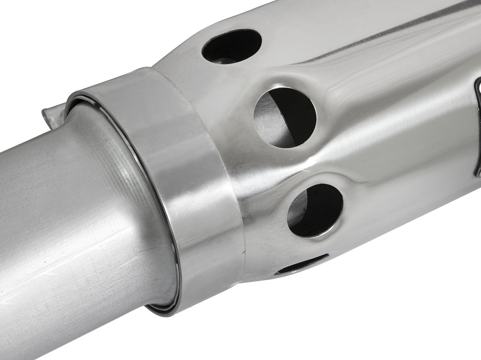 Large Bore-HD 3-1/2 Inch 409 Stainless Steel Dpf-Back Exhaust System w/ Tip GM Colorado/Canyon 16-22 L4-2.8L (td) Lwn aFe Power